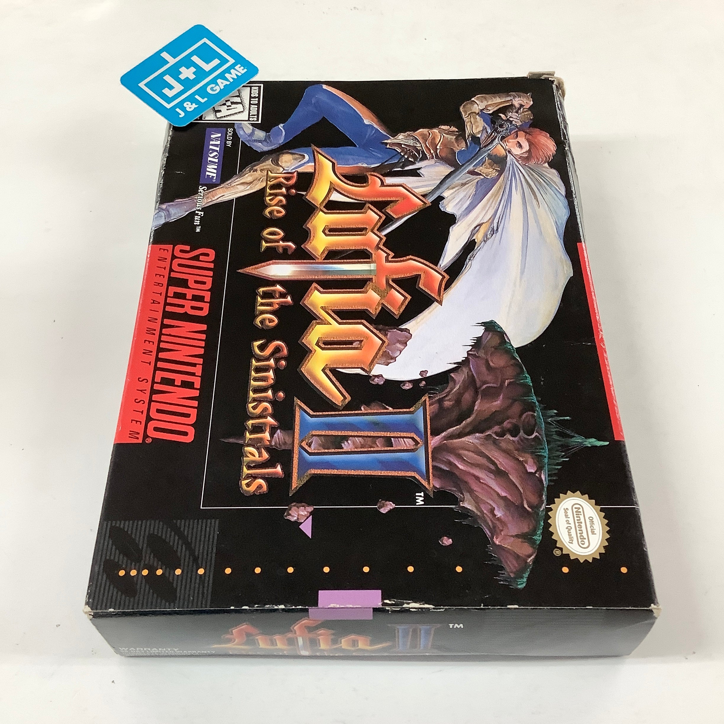 Lufia II: Rise of the Sinistrals - (SNES) Super Nintendo [Pre-Owned] Video Games Natsume   