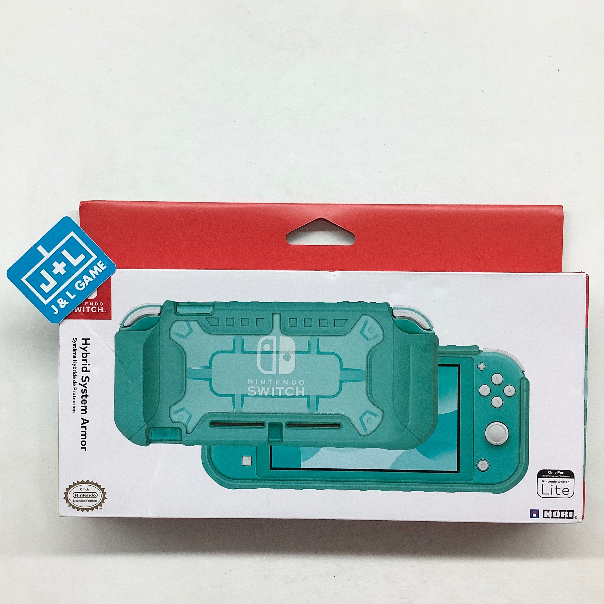 HORI Nintendo Switch Lite Hybrid System Armor (Turquoise)  - (NSW) Nintendo Switch (European Import) Accessories Hori   