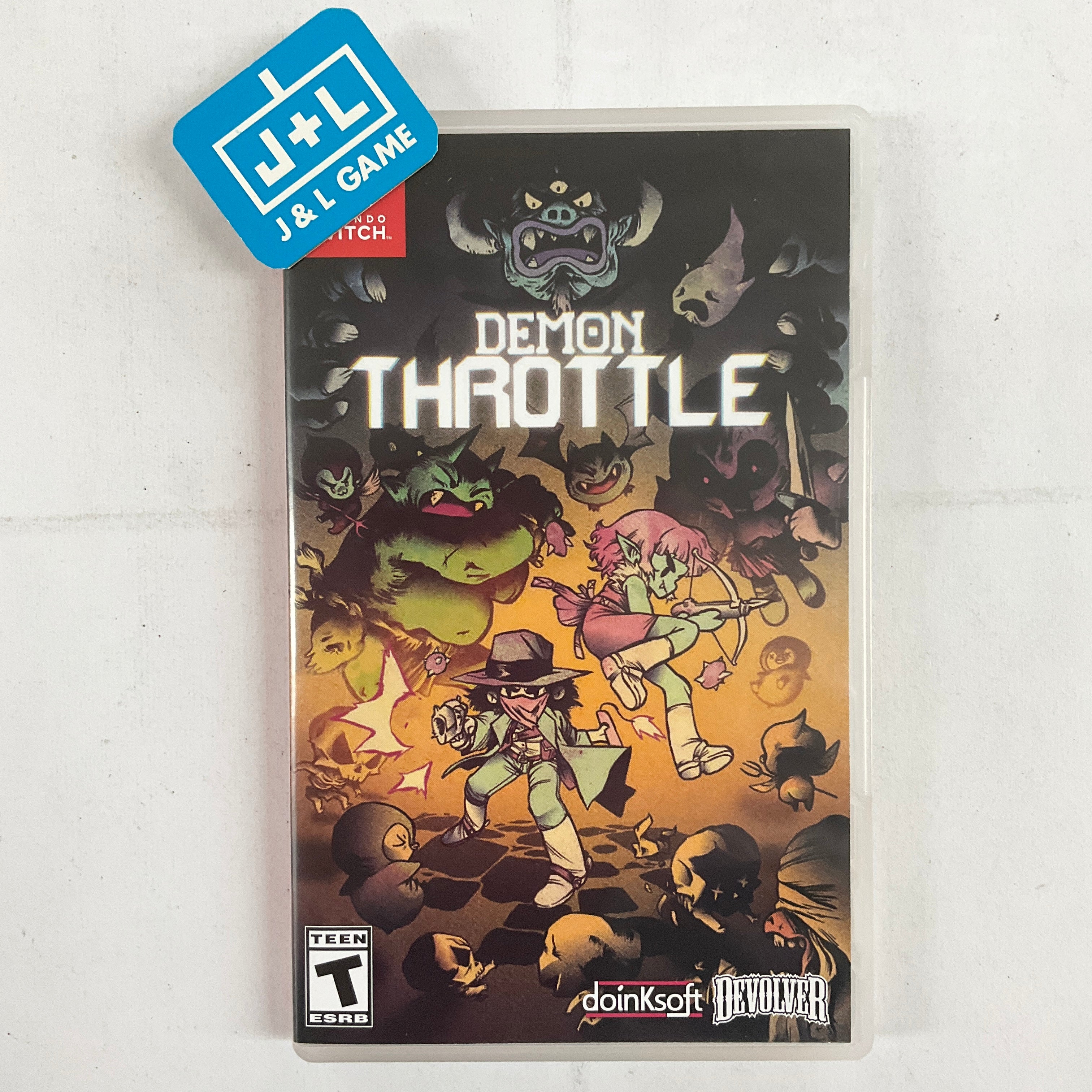 Demon Throttle - (NSW) Nintendo Switch [Pre-Owned] Video Games Devolver Digital   