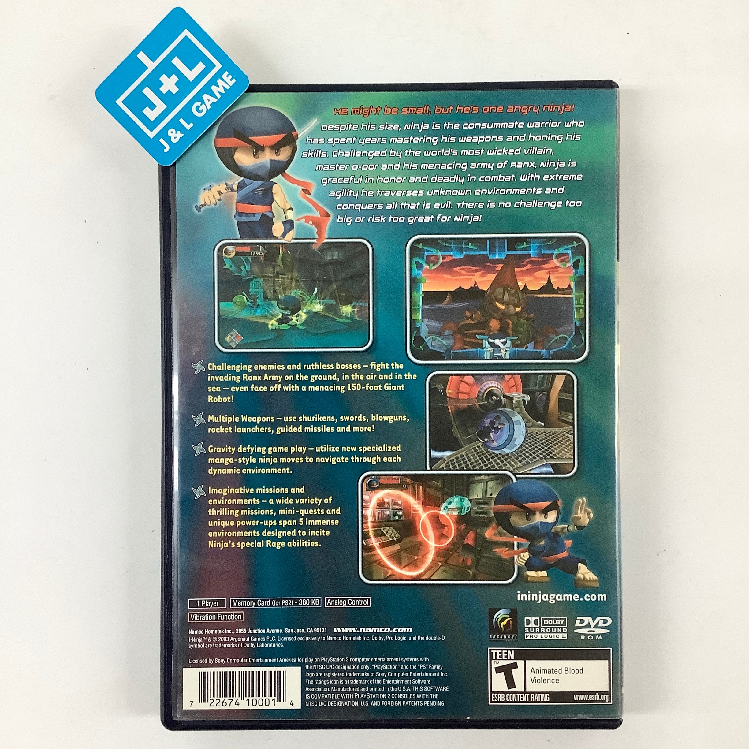 I-Ninja - (PS2) PlayStation 2 [Pre-Owned] | J&L Game