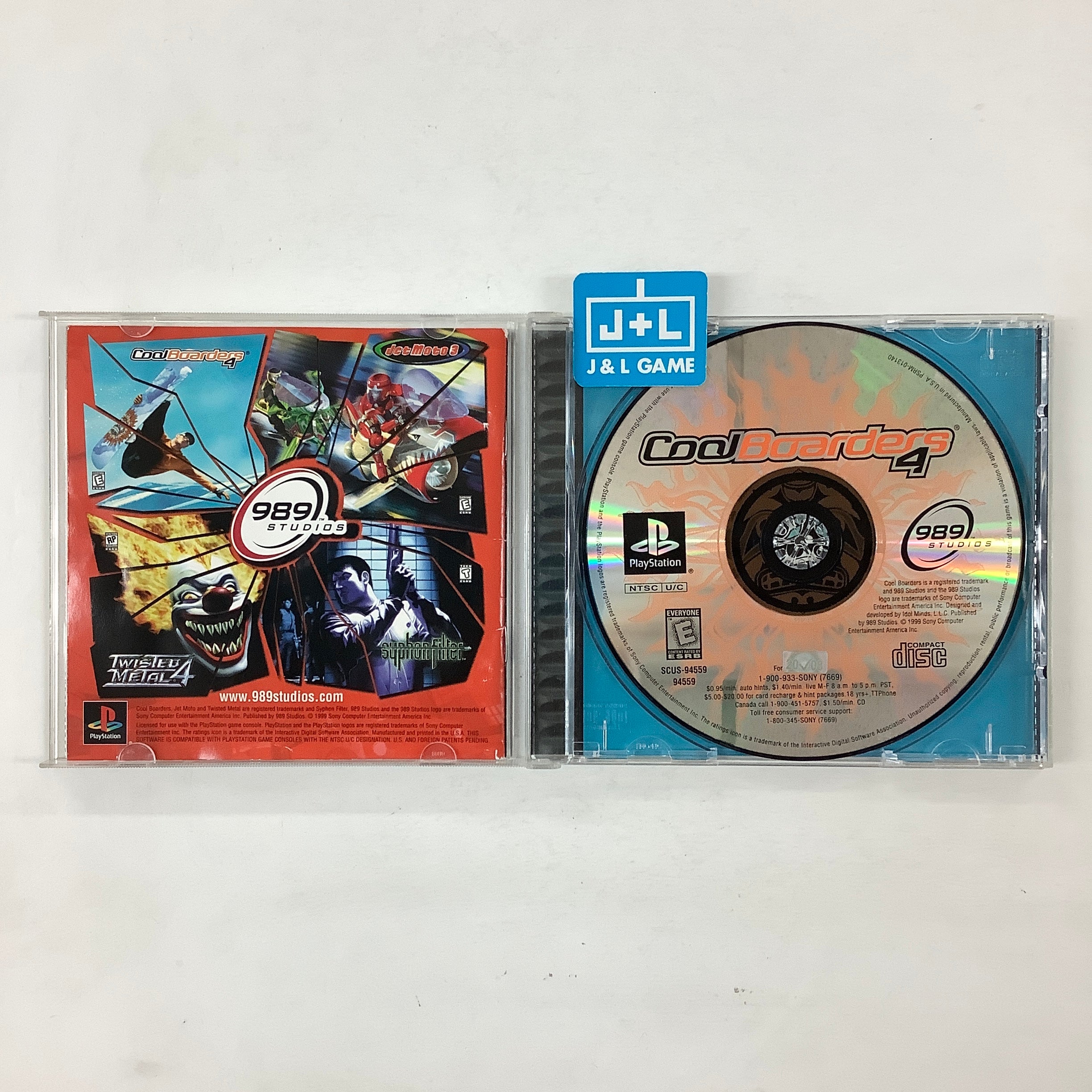 Cool Boarders 4 - (PS1) PlayStation 1 [Pre-Owned] Video Games 989 Sports   