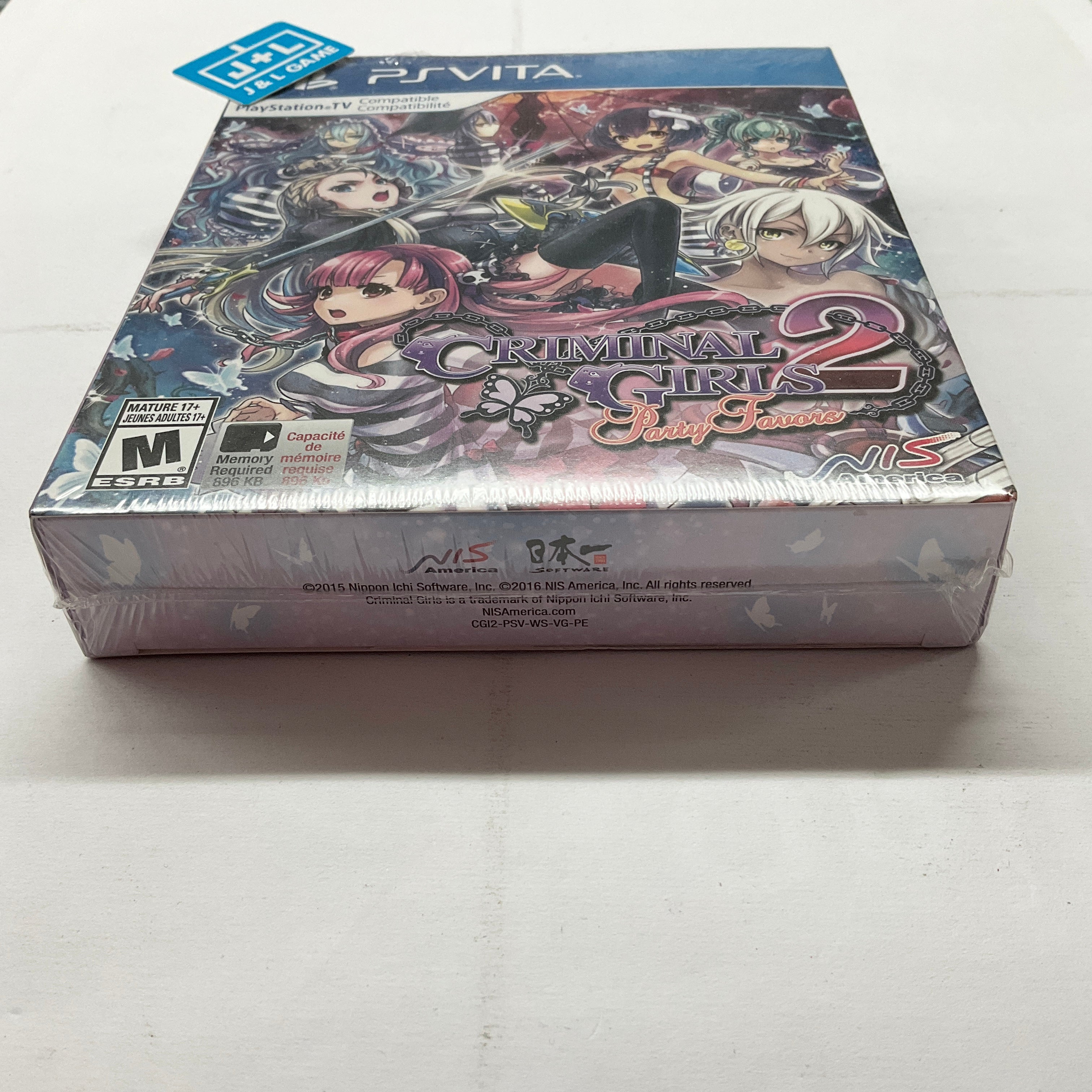 Criminal Girls 2: Party Favors Limited Edition - PlayStaion Vita Video Games J&L Video Games New York City   