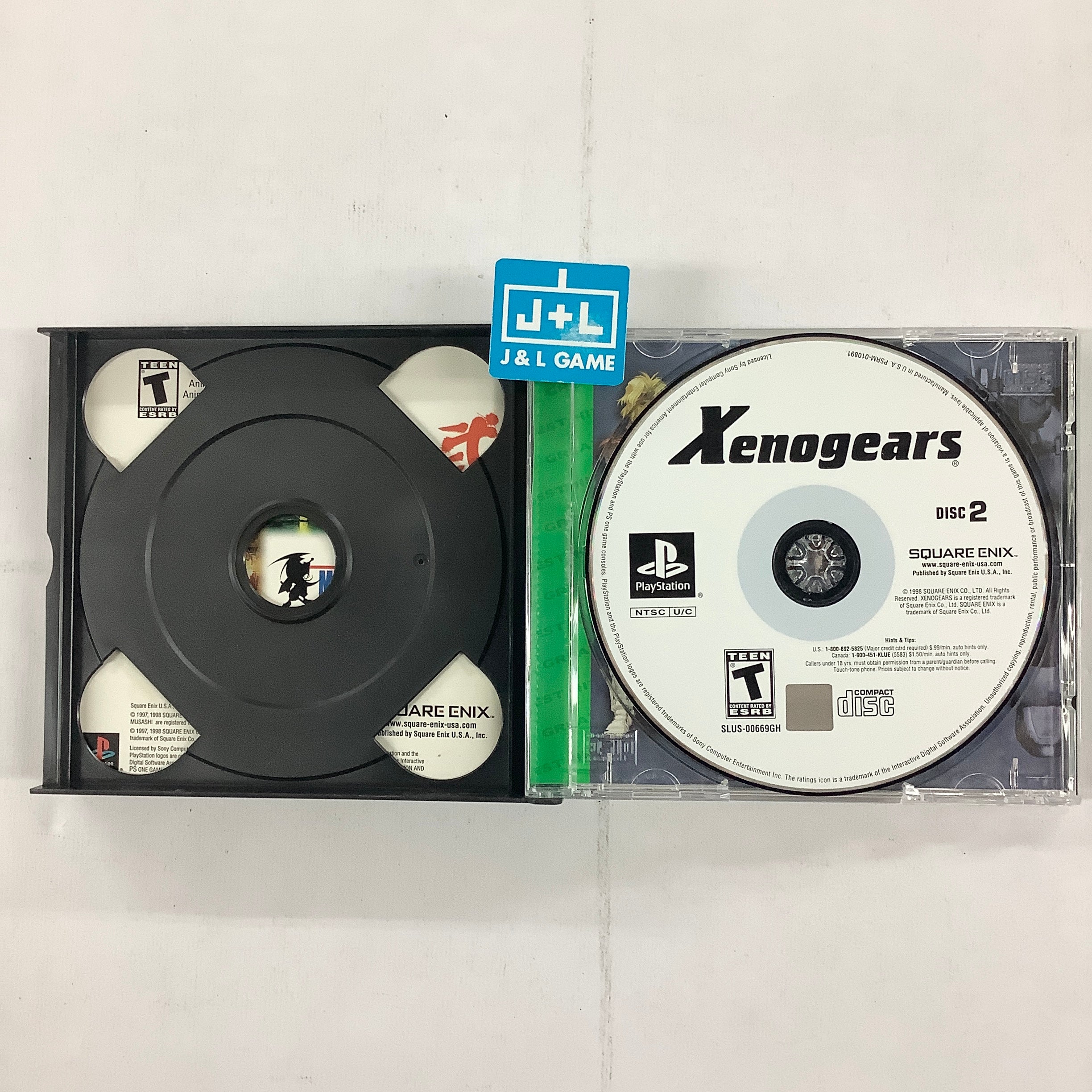 Xenogears (Greatest Hits) - (PS1) PlayStation 1 [Pre-Owned] Video Games SquareSoft   