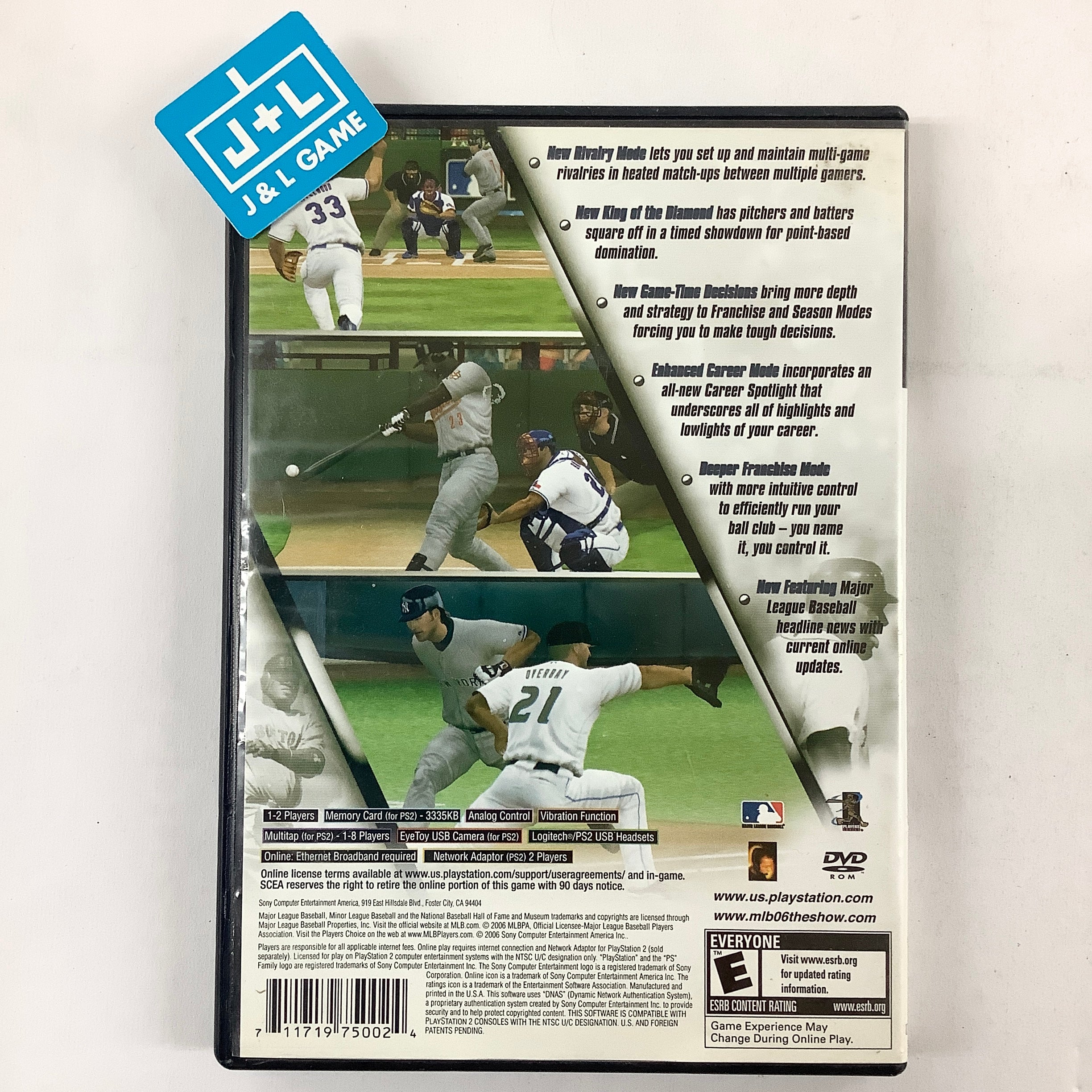 MLB 06: The Show - (PS2) PlayStation 2 [Pre-Owned] Video Games SCEA   