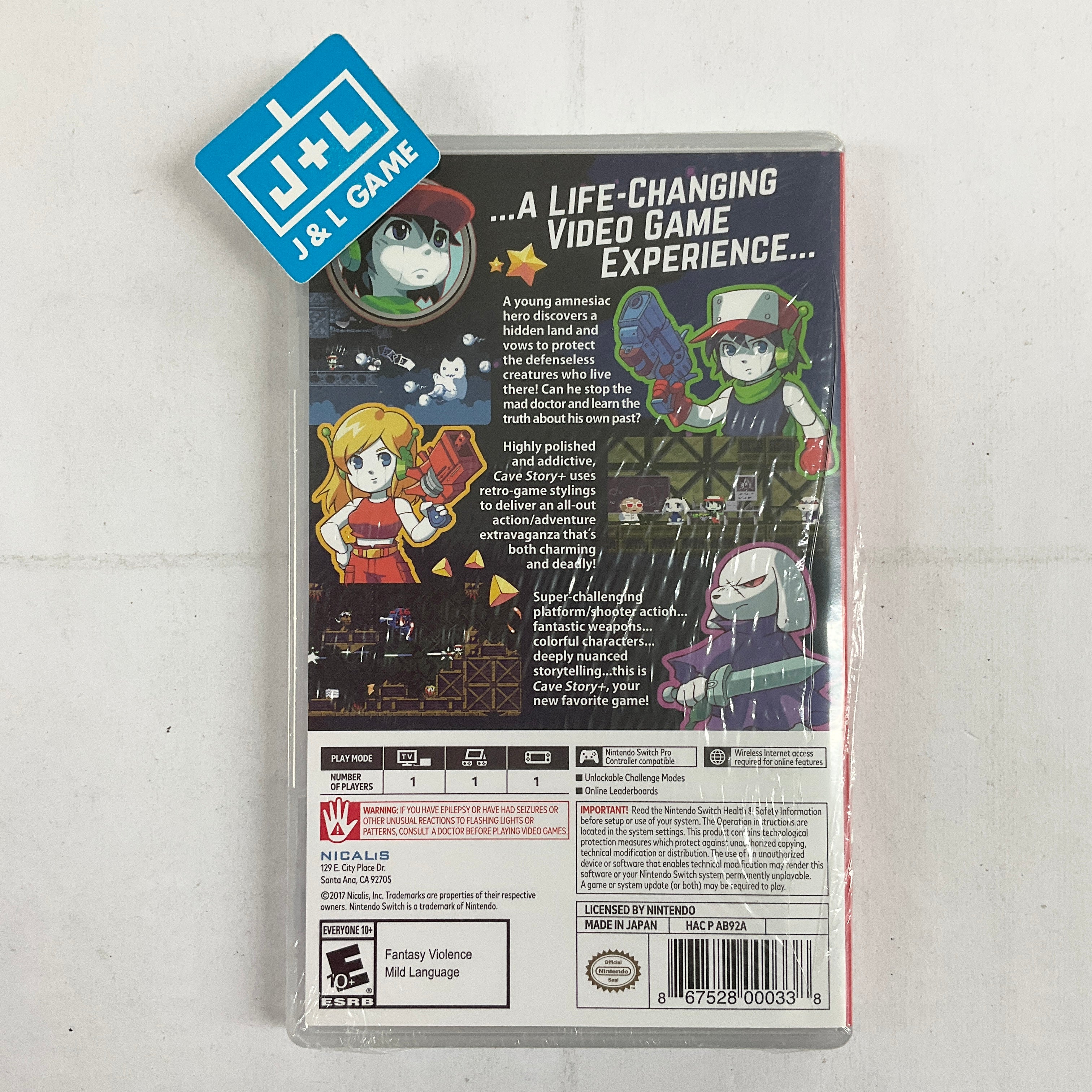 Cave Story+ - (NSW) Nintendo Switch Video Games Nicalis   