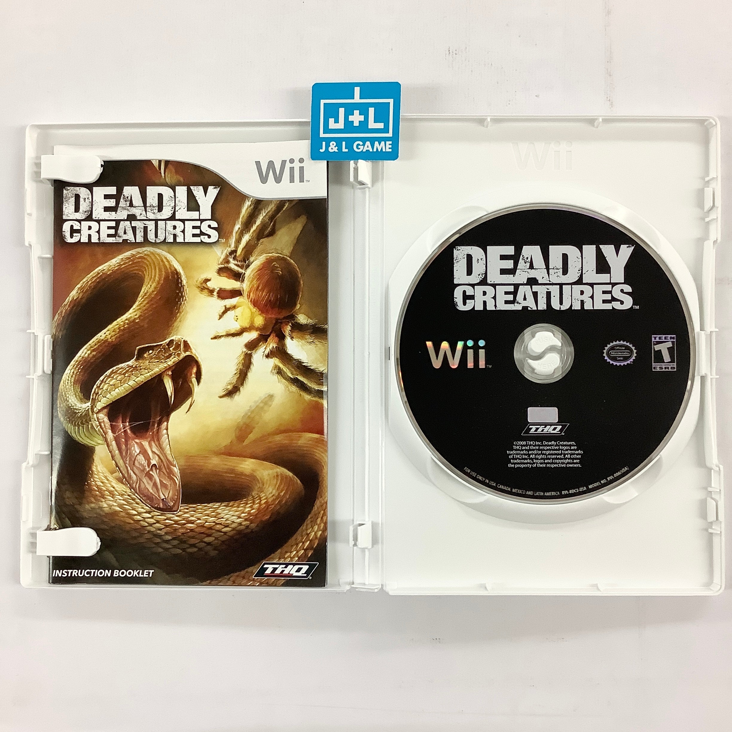 Deadly Creatures - Nintendo Wii [Pre-Owned] Video Games THQ   