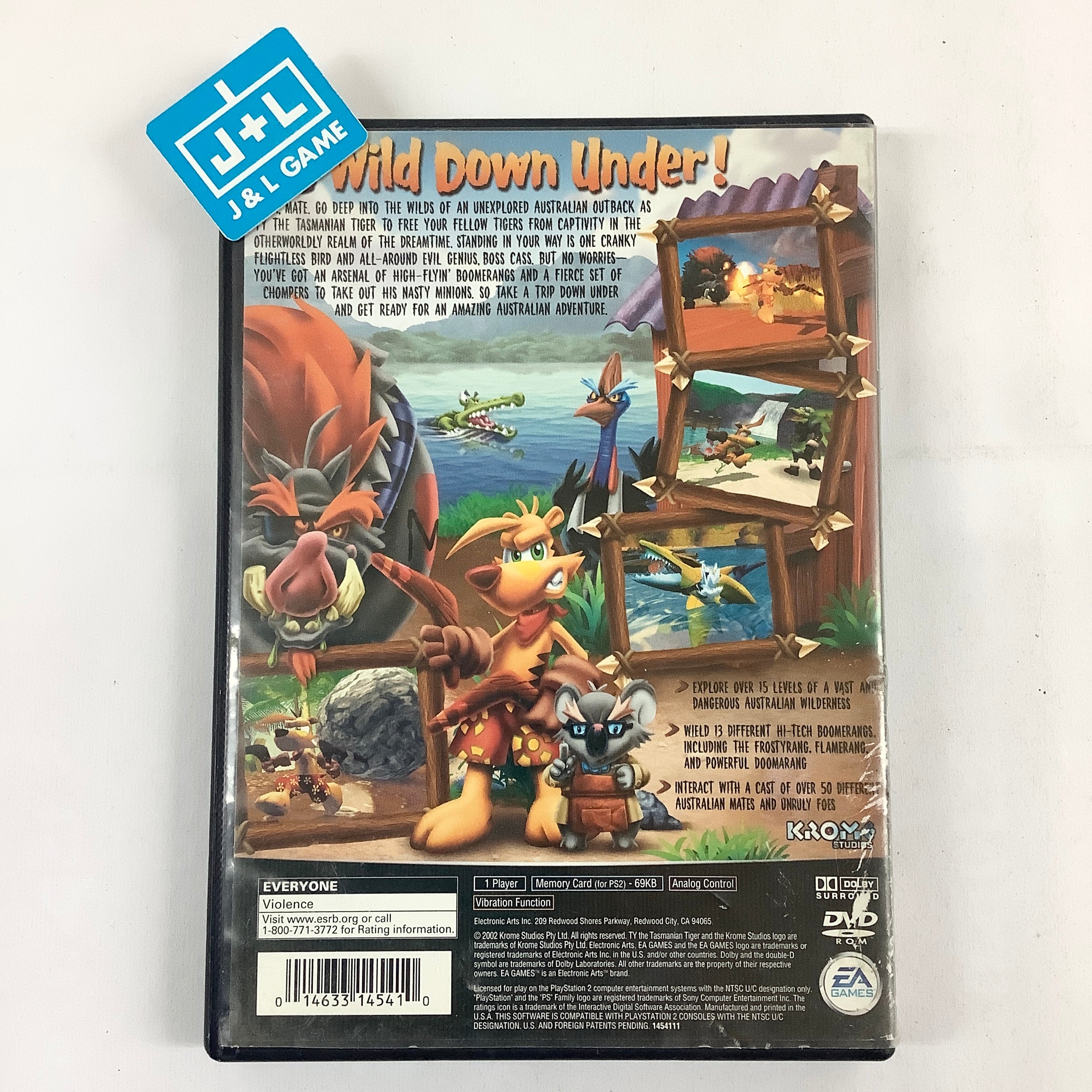 Ty the Tasmanian Tiger - (PS2) PlayStation 2 [Pre-Owned] Video Games EA Games   
