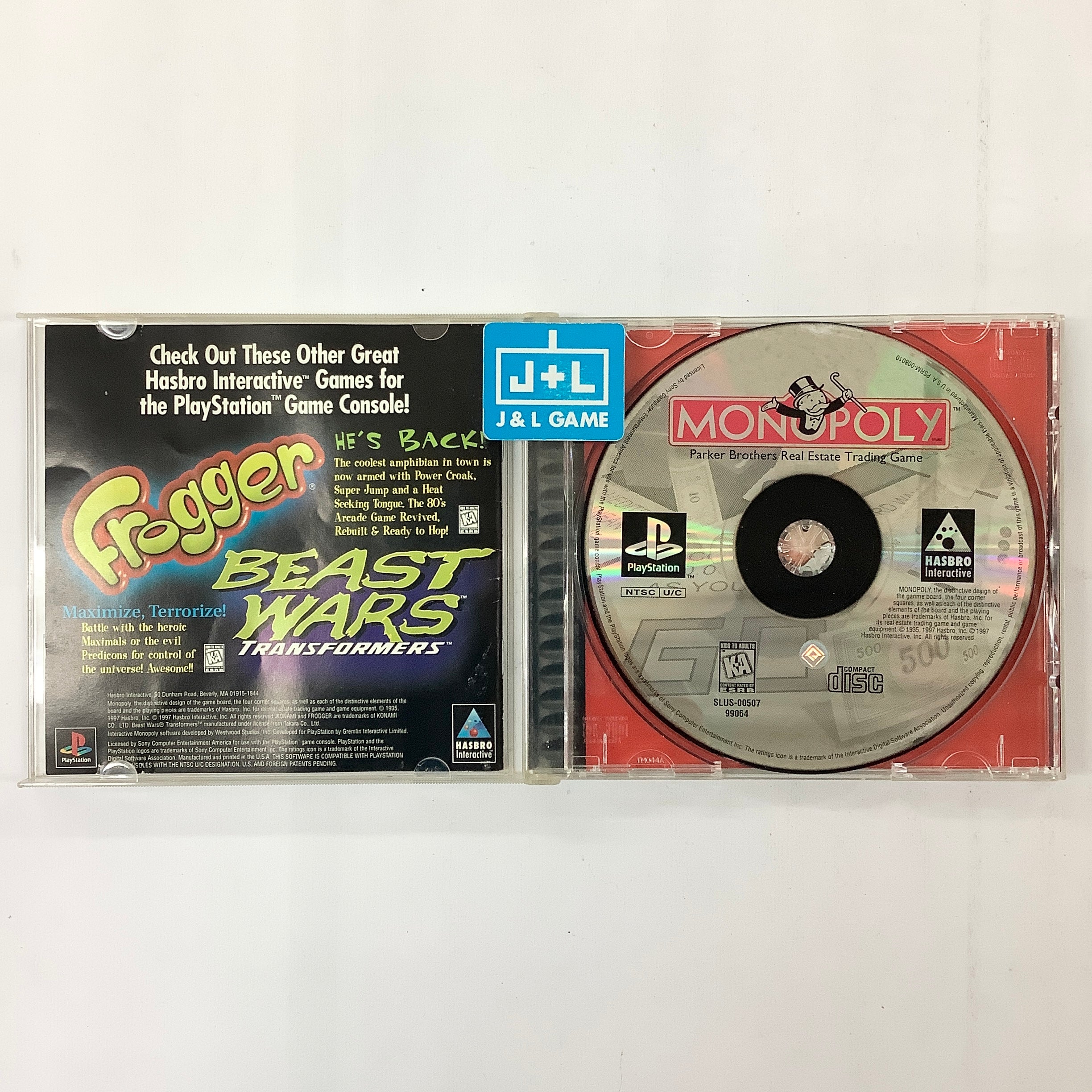 Monopoly - (PS1) PlayStation 1 [Pre-Owned] Video Games Hasbro Interactive   
