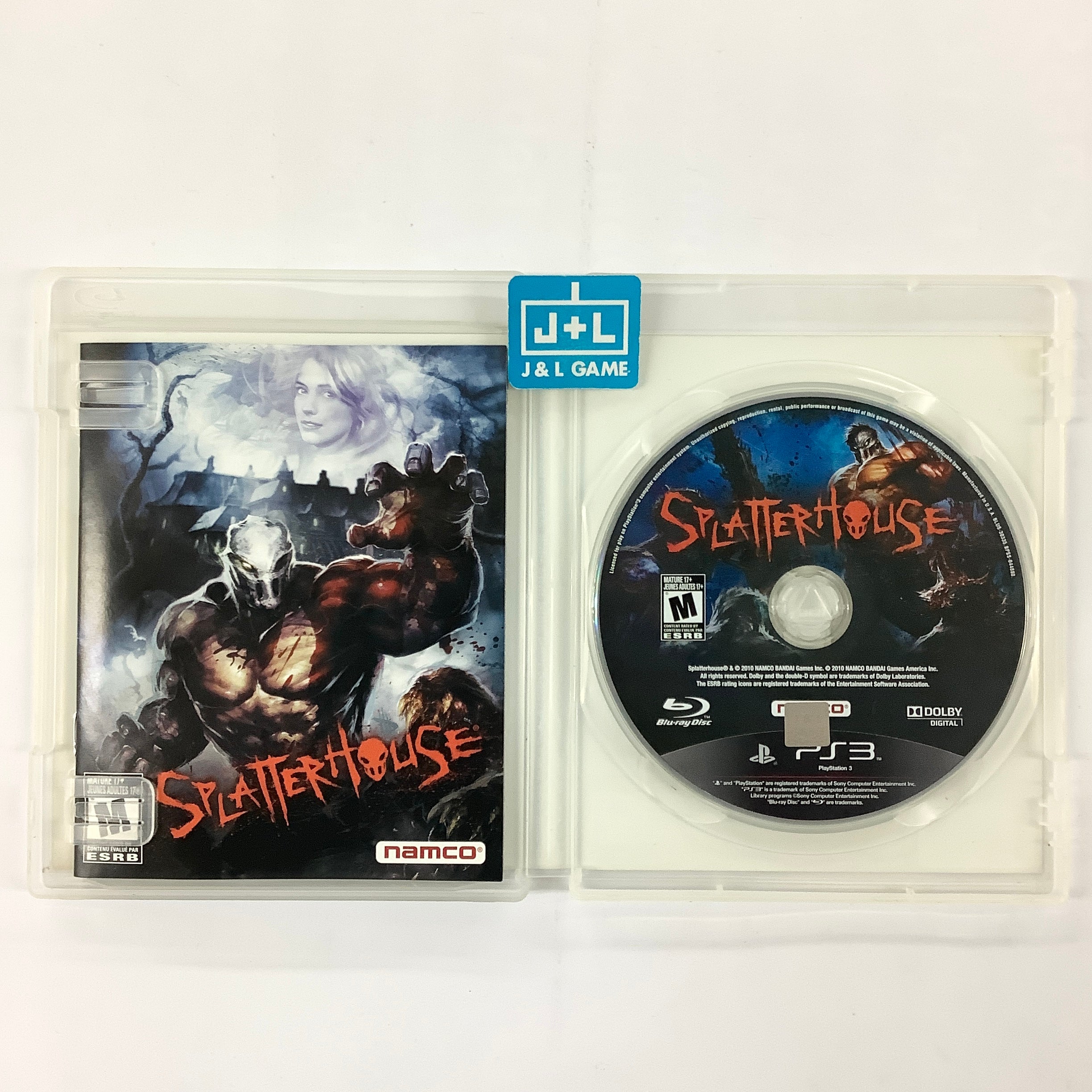 Splatterhouse - (PS3) PlayStation 3 [Pre-Owned] Video Games Namco Bandai Games   