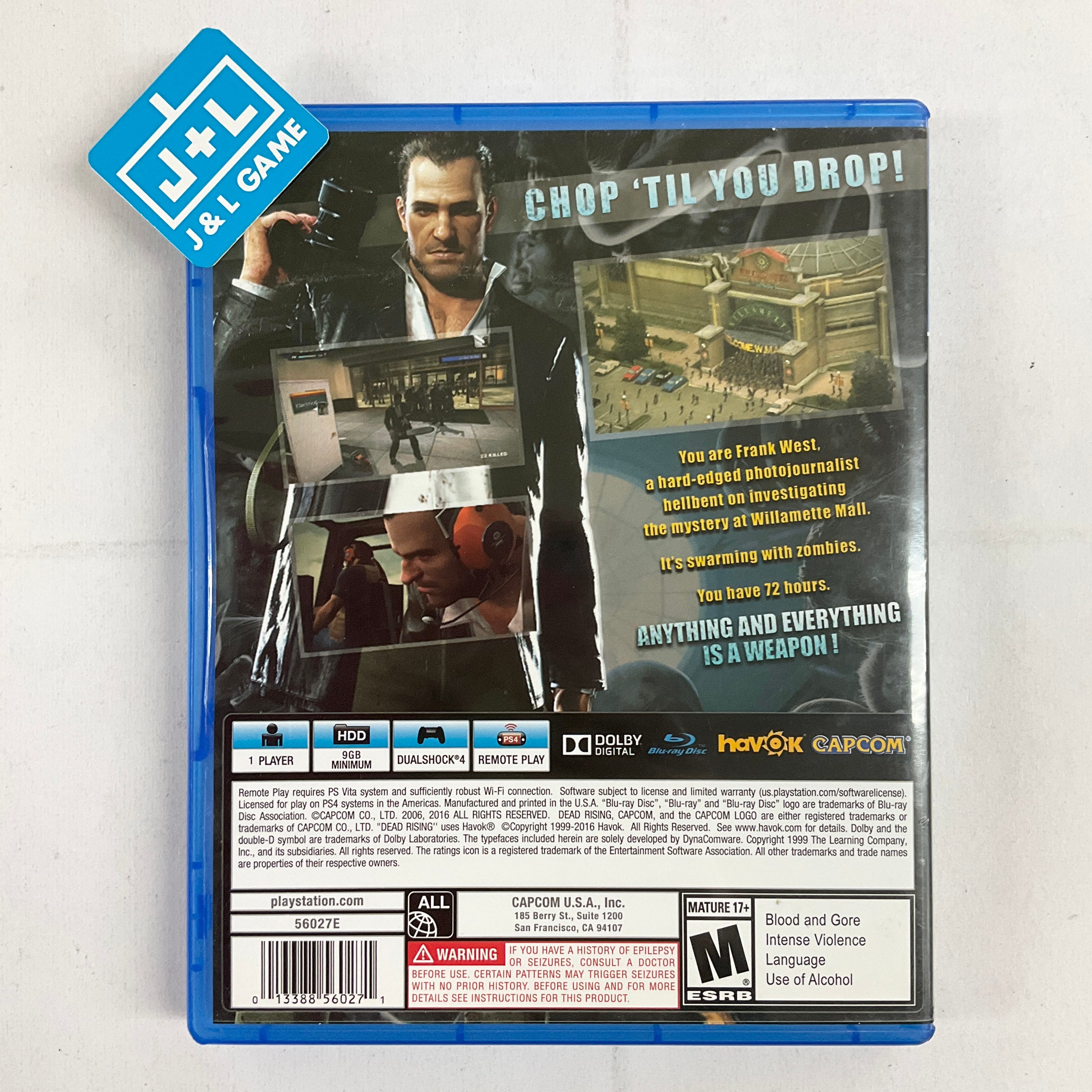 Dead Rising - (PS4) PlayStation 4 [Pre-Owned] Video Games Capcom   