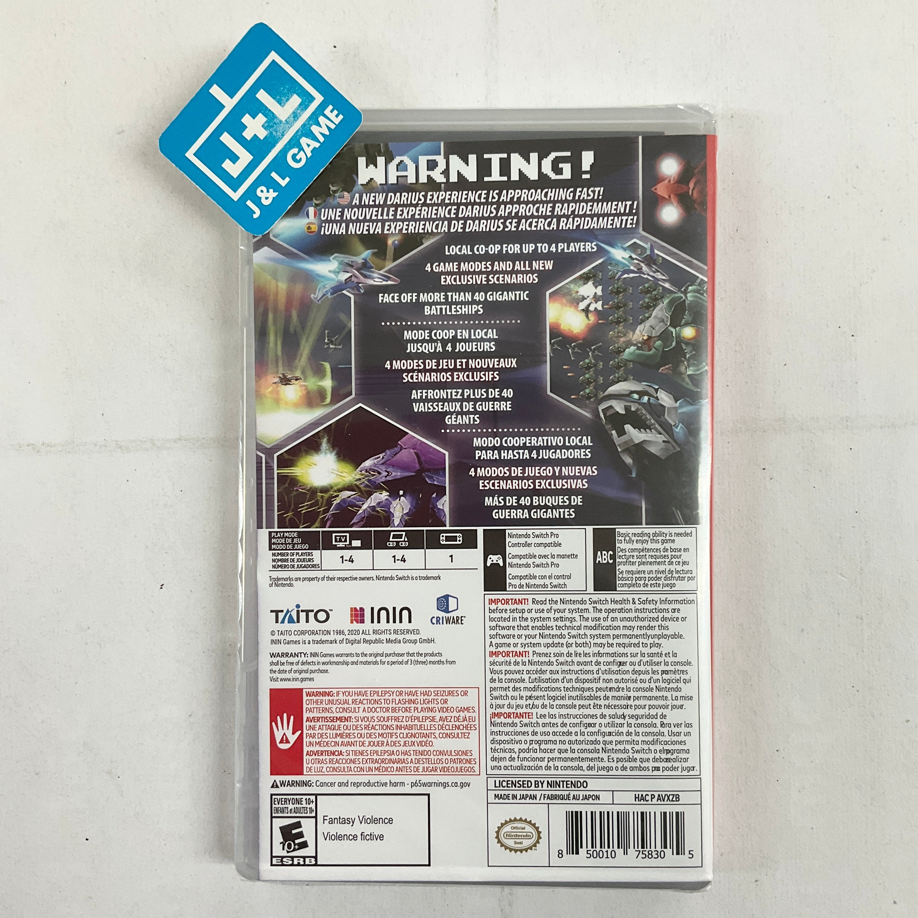 Dariusburst: Another Chronicle EX+ - (NSW) Nintendo Switch Video Games ININ   