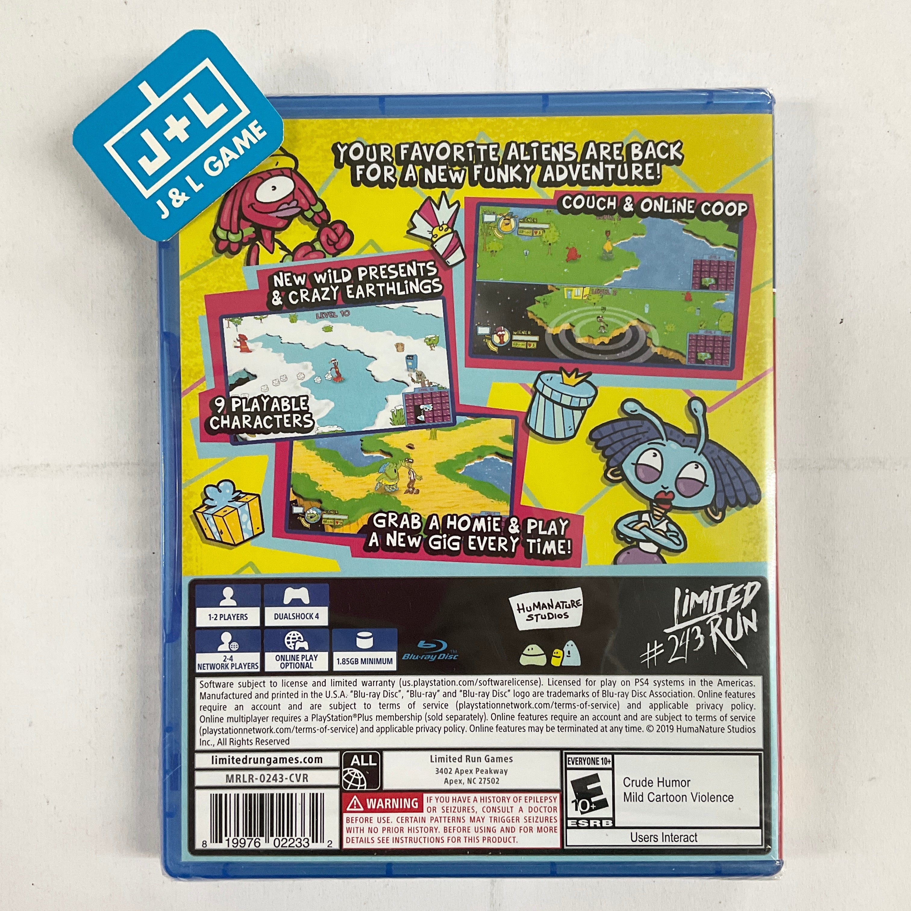 Toe Jam & Earl Back in the Groove! (Limited Run #243) - (PS4) PlayStation 4 Video Games Limited Run Games   