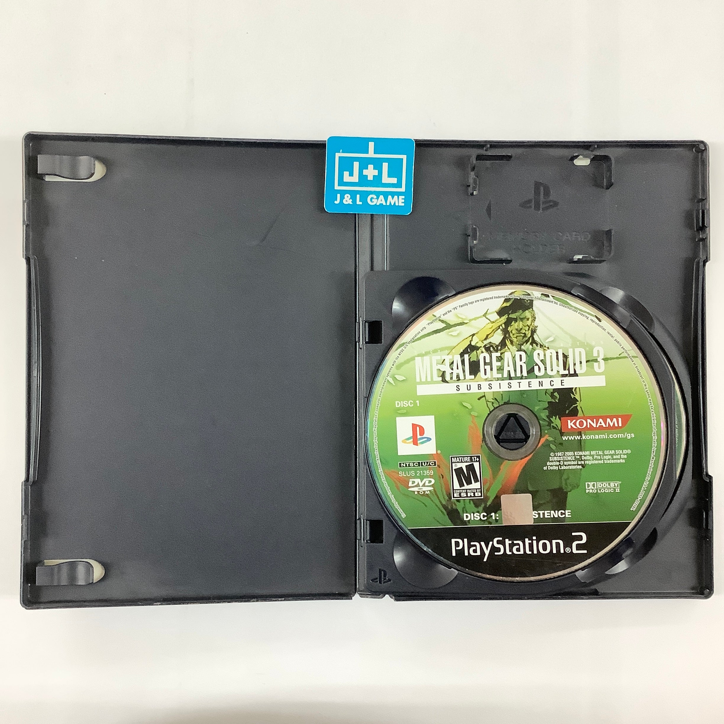 Metal Gear Solid 3: Subsistence - (PS2) PlayStation 2 [Pre-Owned] Video Games Konami   