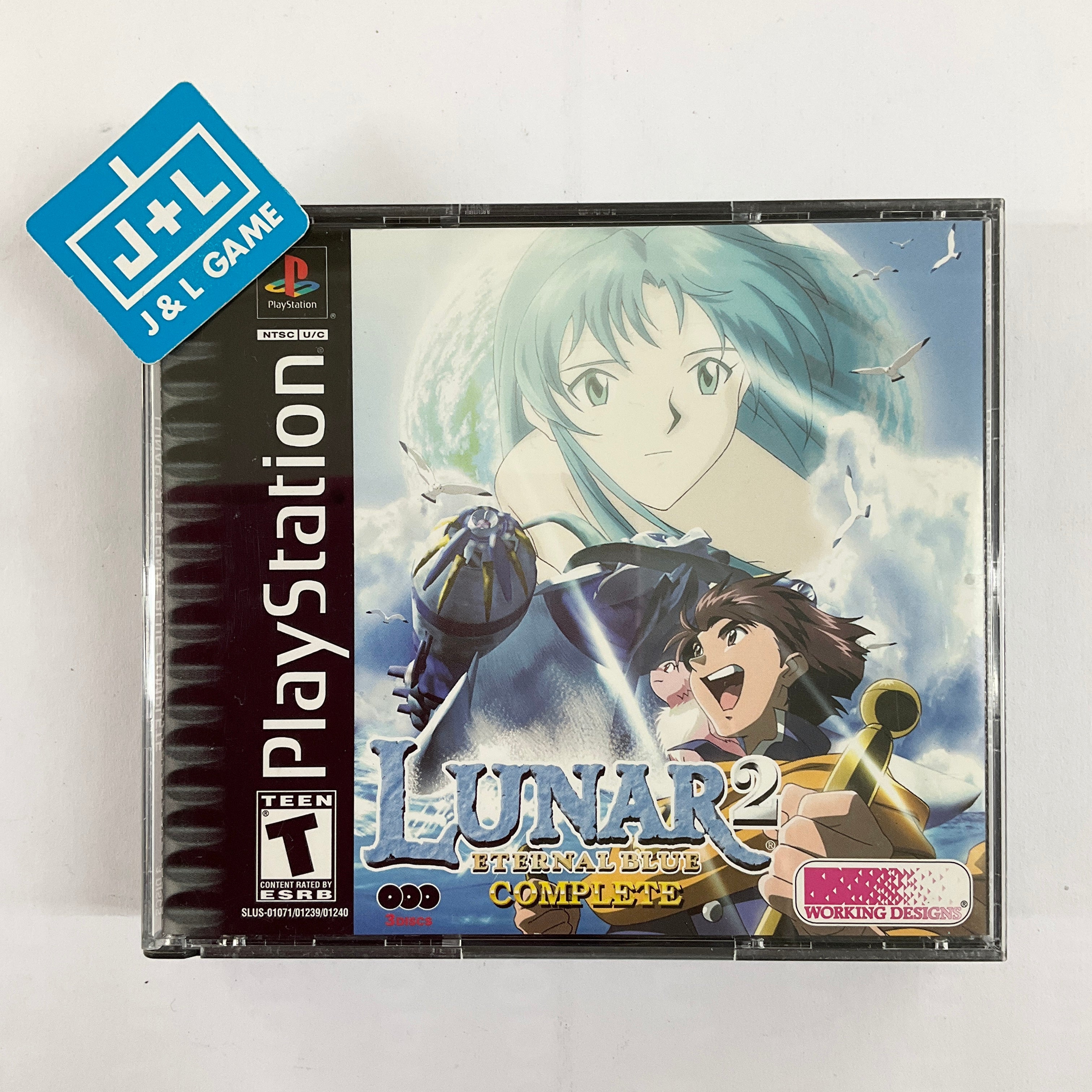 Lunar 2: Eternal Blue Complete - (PS1) PlayStation 1 [Pre-Owned] Video Games Working Designs   