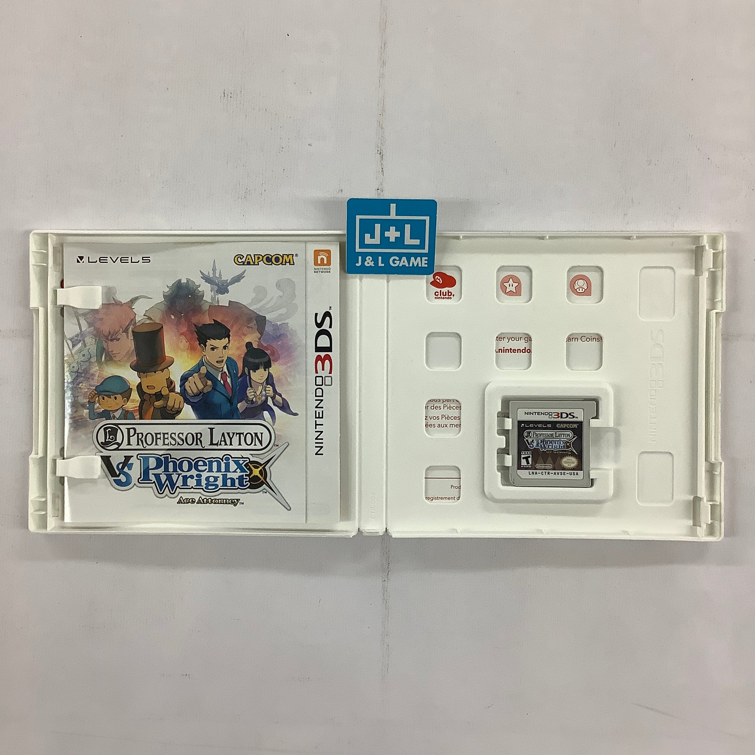 Professor Layton VS Phoenix Wright Ace Attorney - Nintendo 3DS [Pre-Owned] Video Games Nintendo   