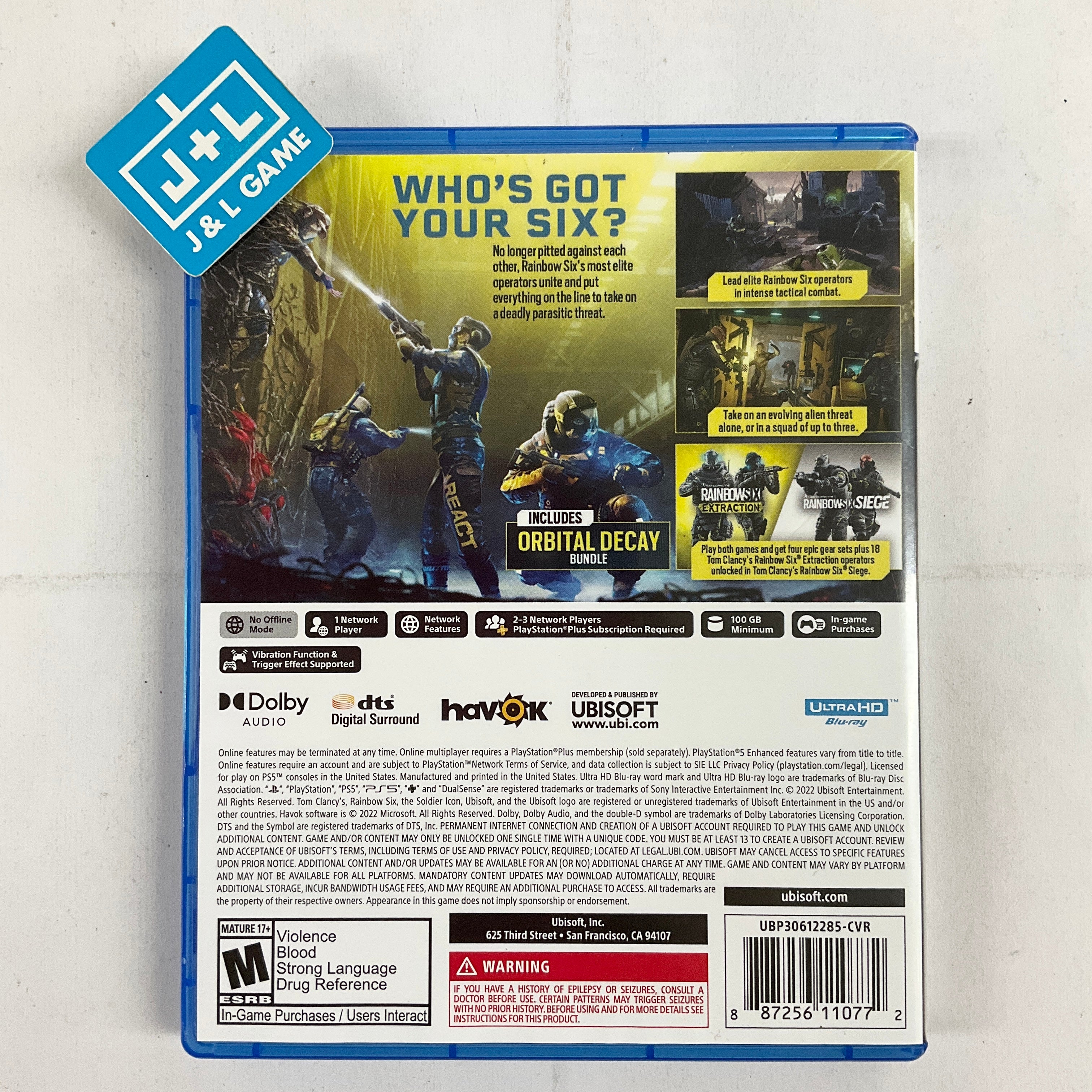 Tom Clancy's Rainbow Six Extraction - (PS5) PlayStation 5 [Pre-Owned] Video Games Ubisoft   