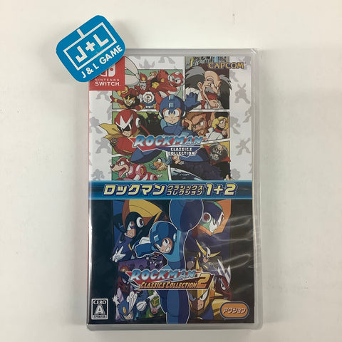 Mega Man Legacy Collection 1+2 - (NSW) Nintendo Switch (Japanese Import) Video Games Capcom   