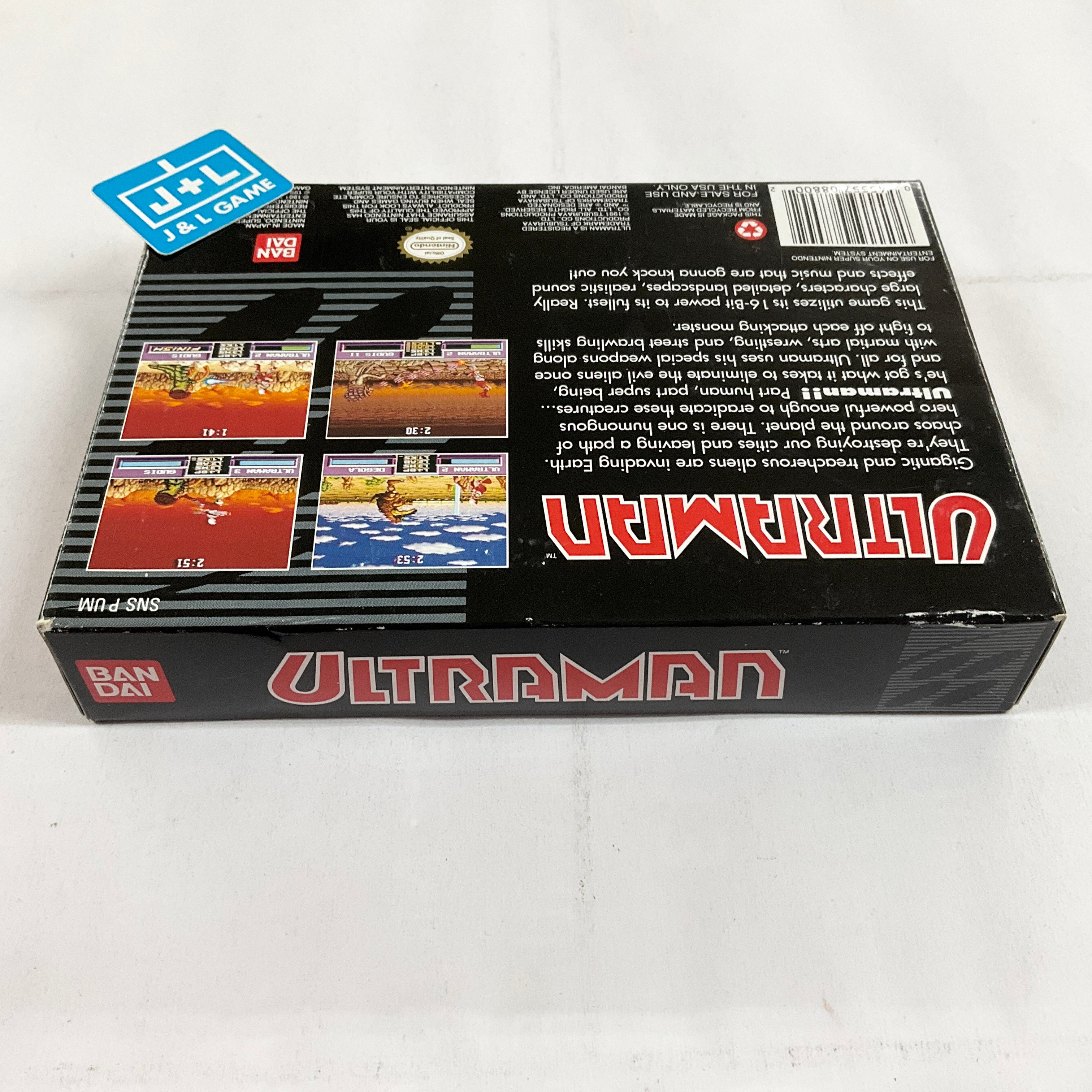 Ultraman - (SNES) Super Nintendo [Pre-Owned] Video Games Bandai   