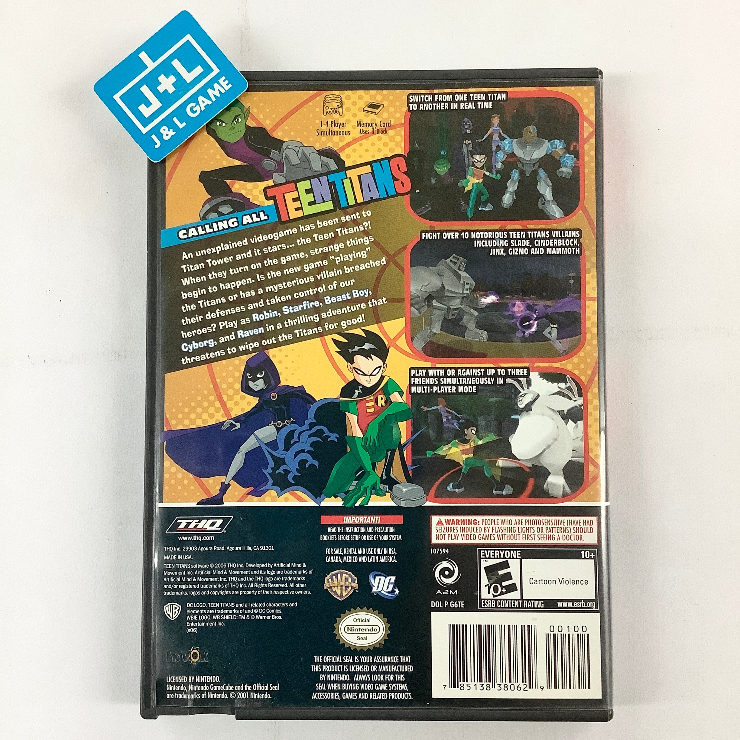Teen Titans - (GC) GameCube [Pre-Owned] Video Games THQ   