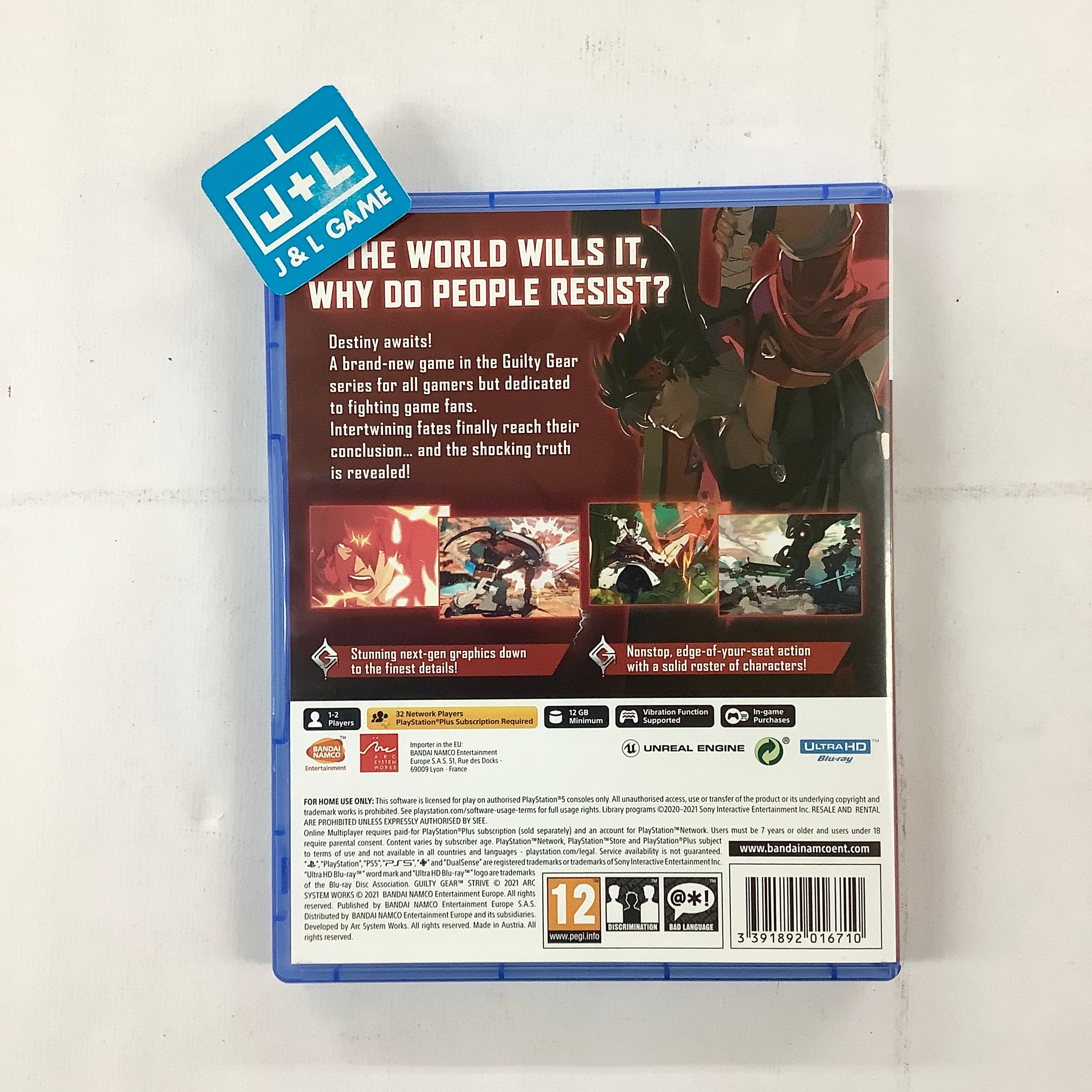 Guilty Gear Strive - (PS5) Playstation 5 [Pre-Owned] (European Import) Video Games BANDAI NAMCO Entertainment   