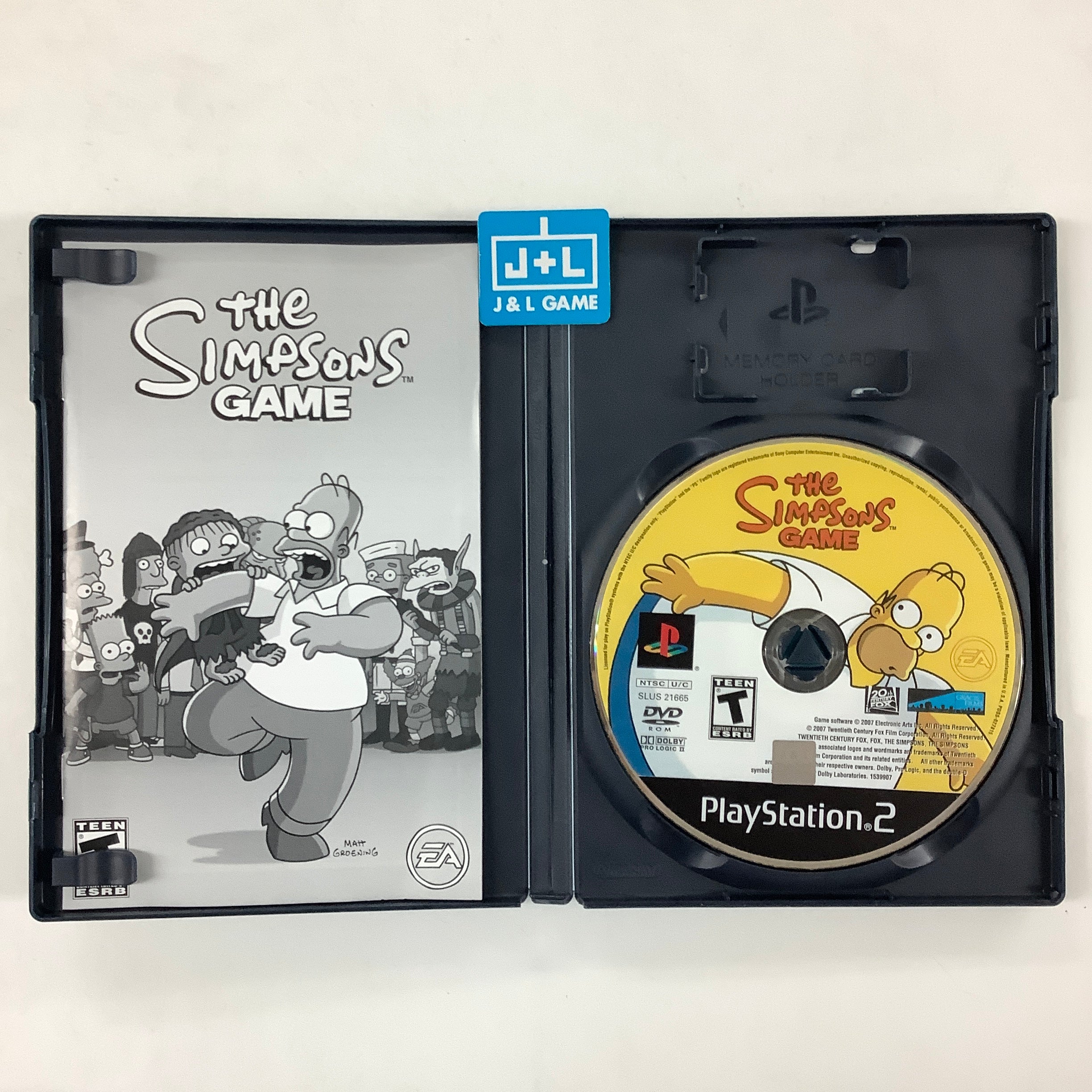 The Simpsons Game - (PS2) PlayStation 2 [Pre-Owned] Video Games EA Games   