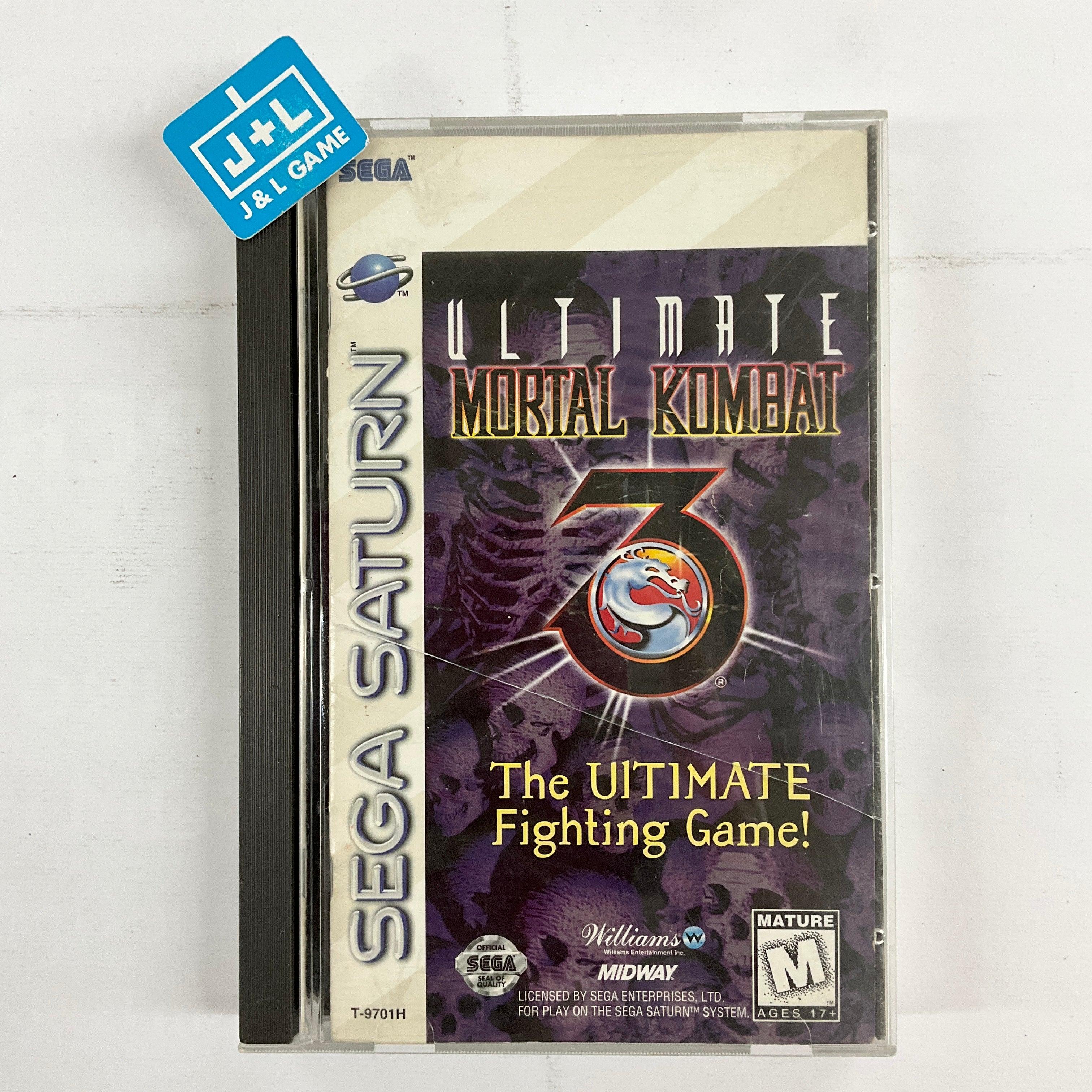 Ultimate Mortal Kombat 3 - (SS) SEGA Saturn [Pre-Owned] Video Games Williams   