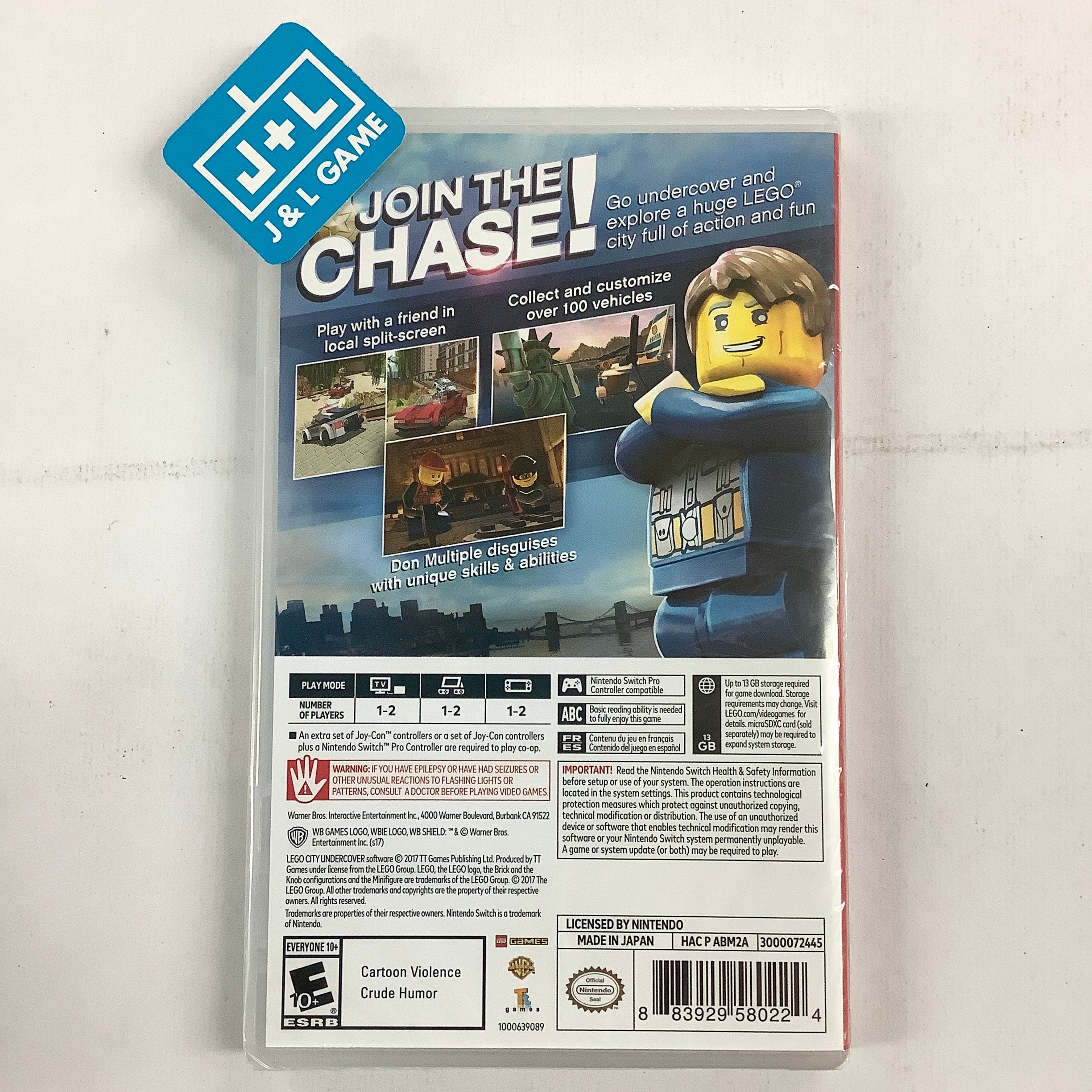 LEGO City Undercover - (NSW) Nintendo Switch Video Games Warner Bros. Interactive Entertainment   