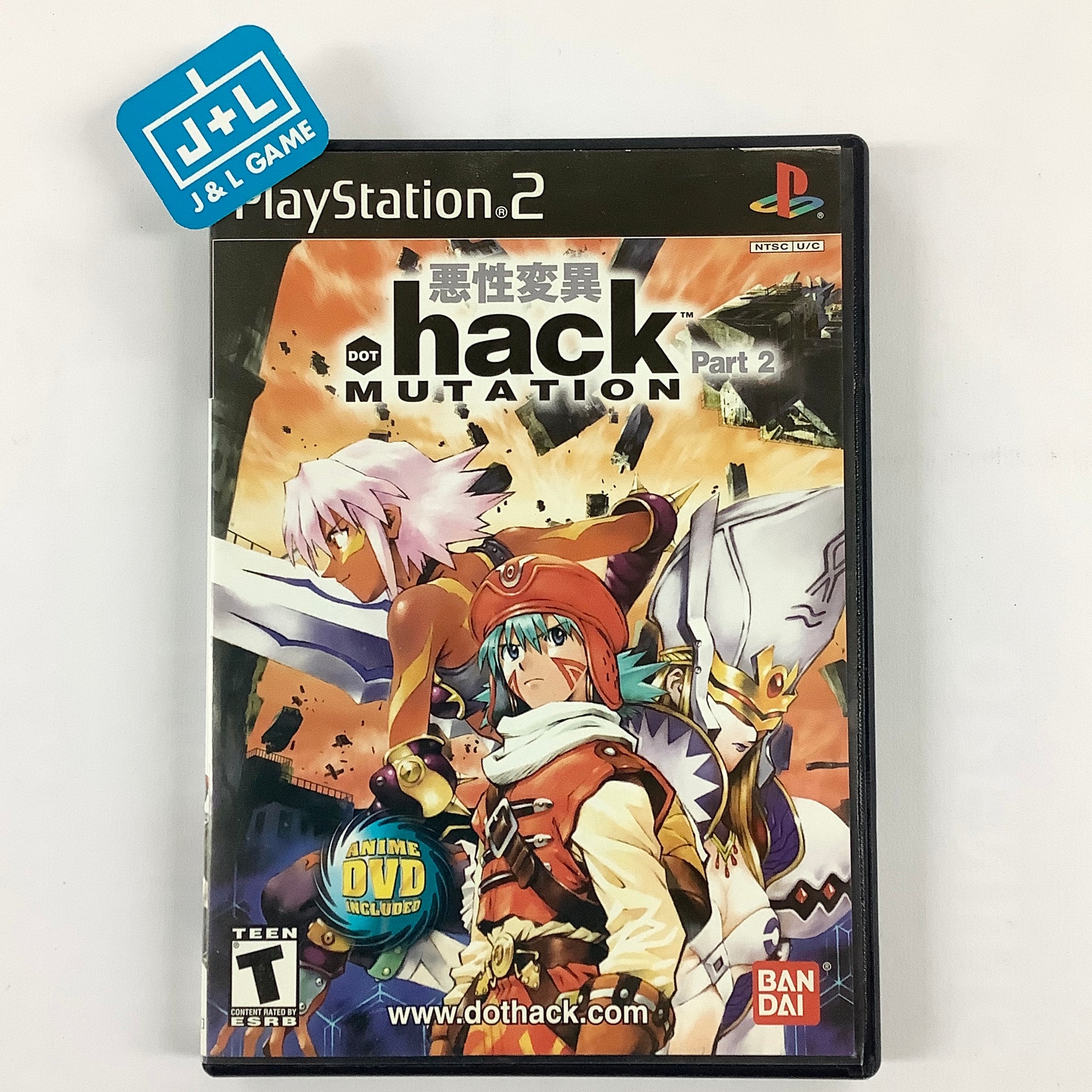 .hack//Part 2: Mutation - (PS2) PlayStation 2 [Pre-Owned] Video Games Bandai Namco   