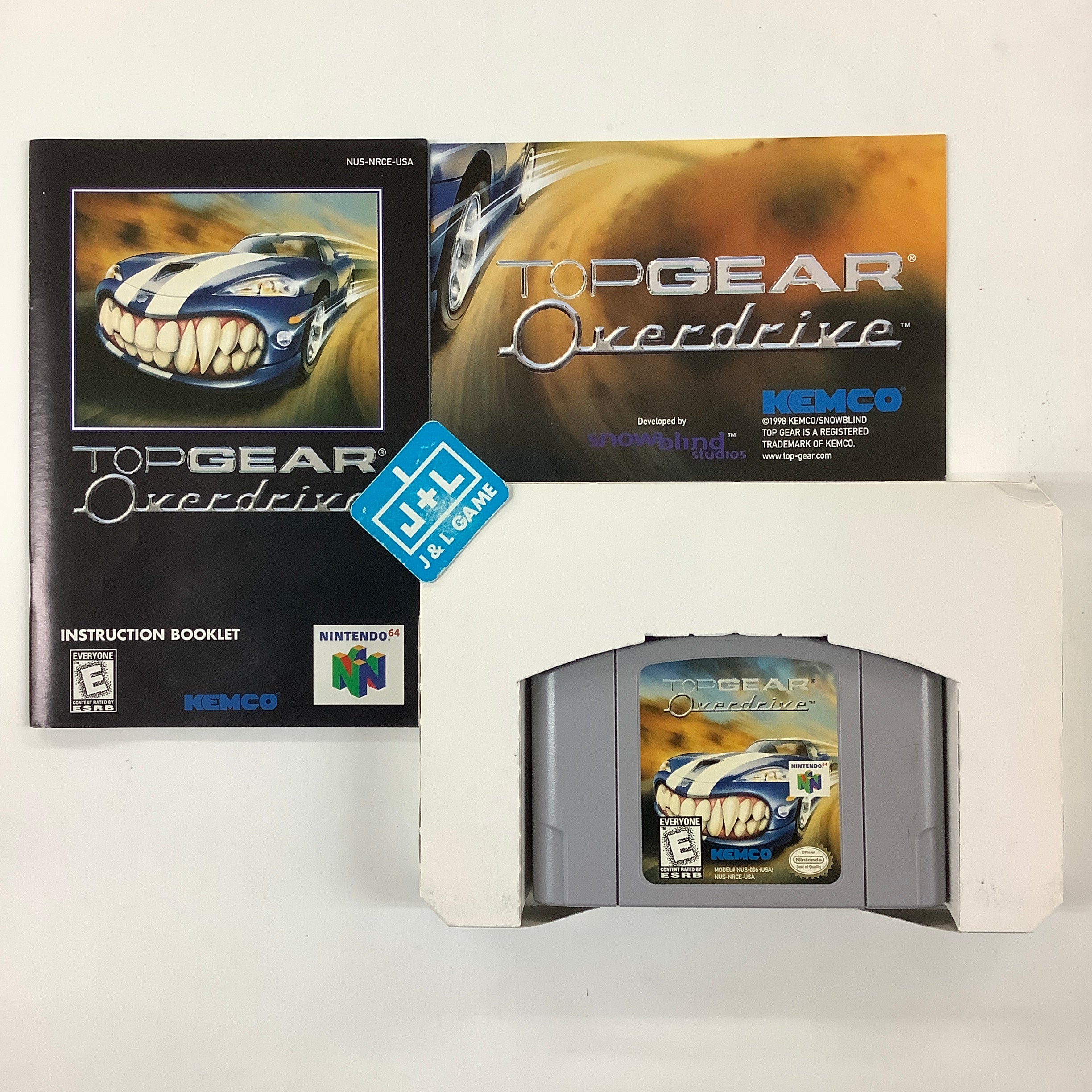 Top Gear Overdrive - (N64) Nintendo 64 [Pre-Owned] Video Games Kemco   