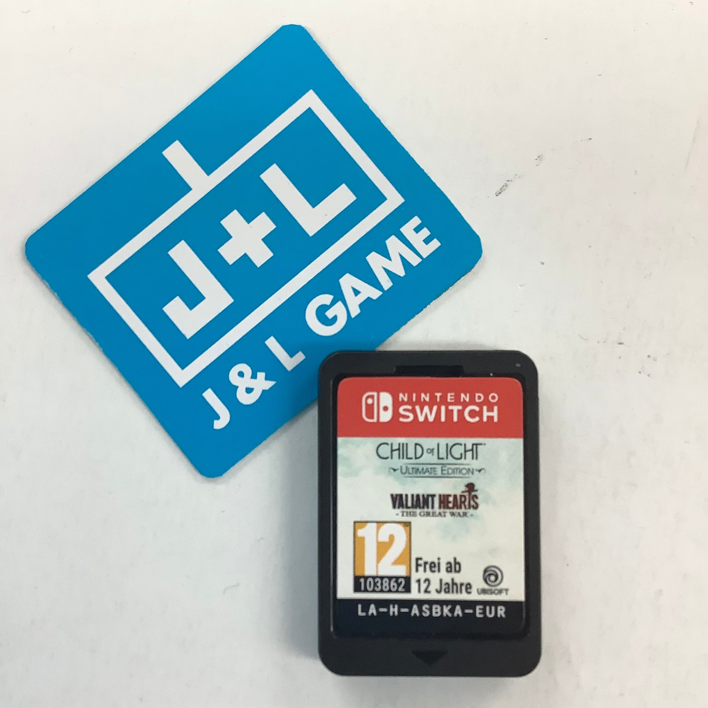 Child of Light Ultimate Edition + Valiant Hearts: The Great War - (NSW) Nintendo Switch [Pre-Owned] (European Import) Video Games Ubisoft   