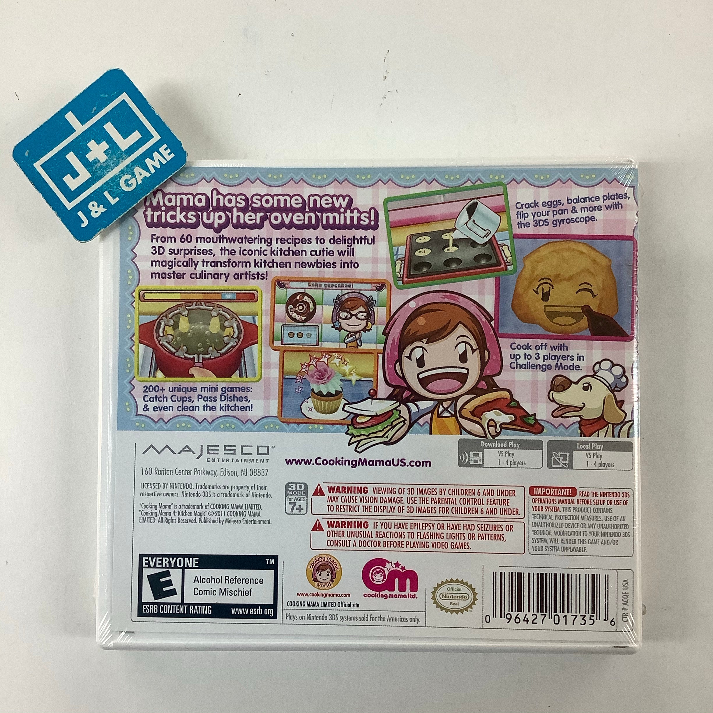 Cooking Mama 4: Kitchen Magic - Nintendo 3DS Video Games Majesco   