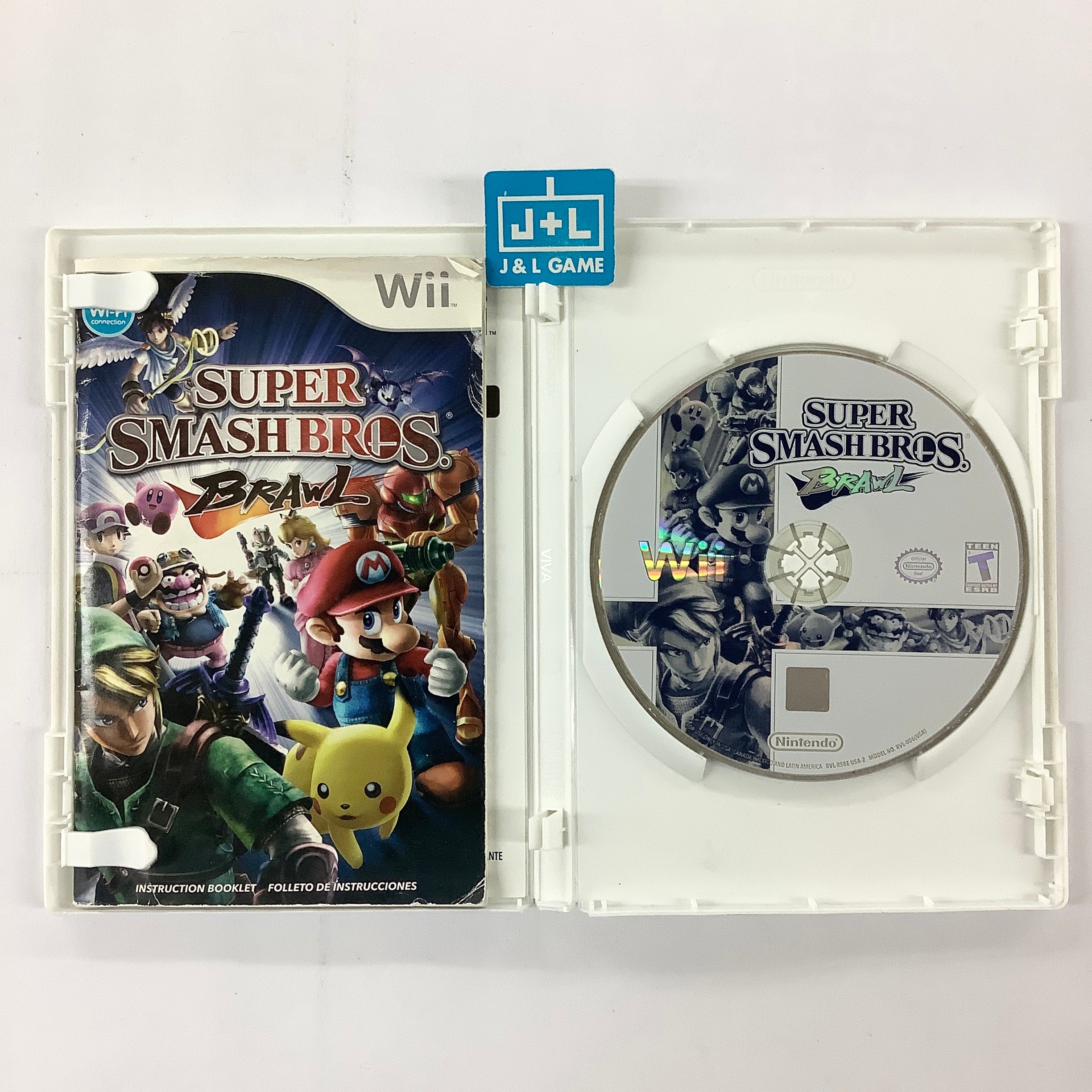 Super Smash Bros. Brawl - Nintendo Wii [Pre-Owned] Video Games Nintendo   