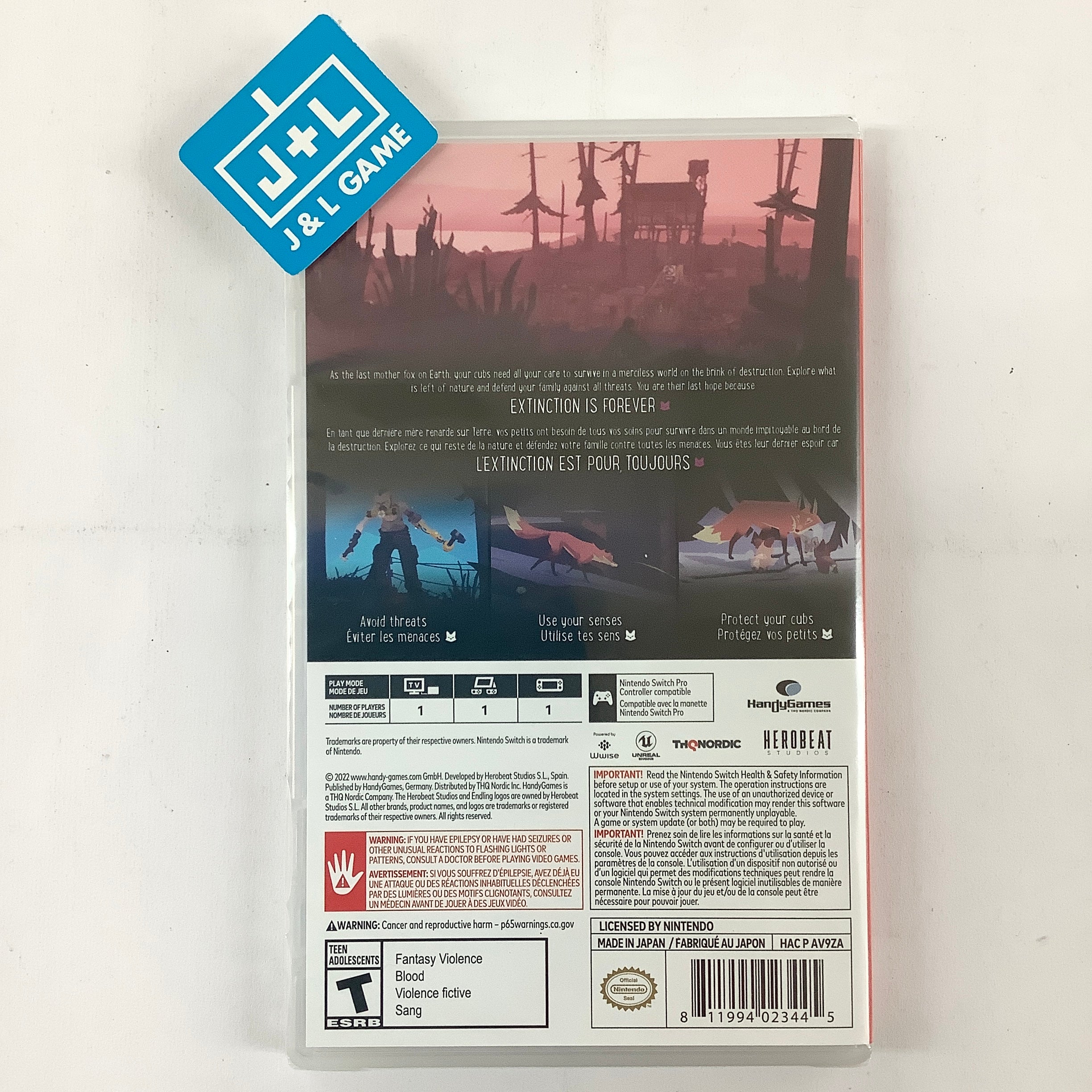 Endling - Extinction is Forever - (NSW) Nintendo Switch Video Games THQ Nordic   