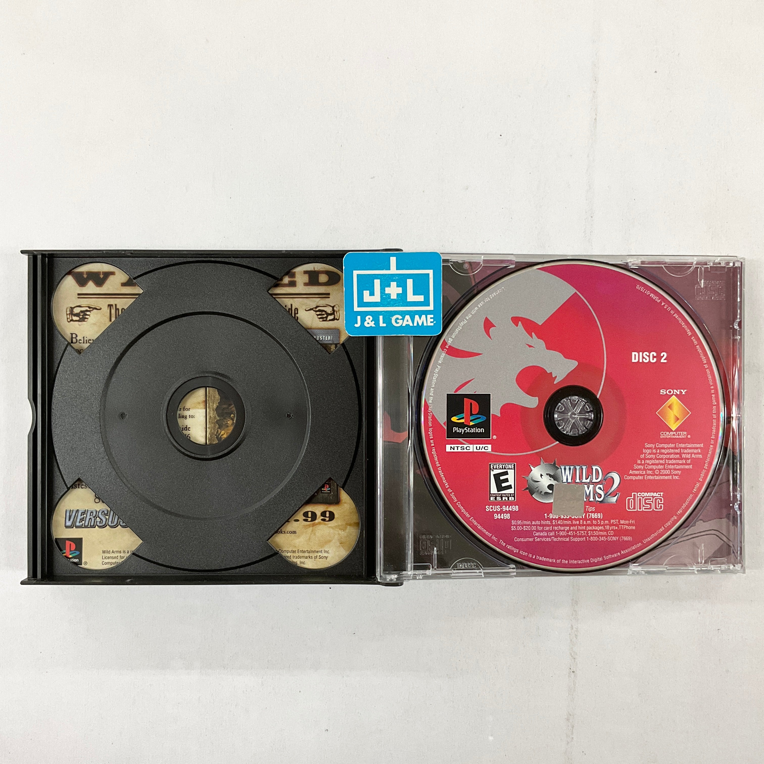 Wild ARMs 2 - (PS1) PlayStation 1 [Pre-Owned] Video Games SCEA   