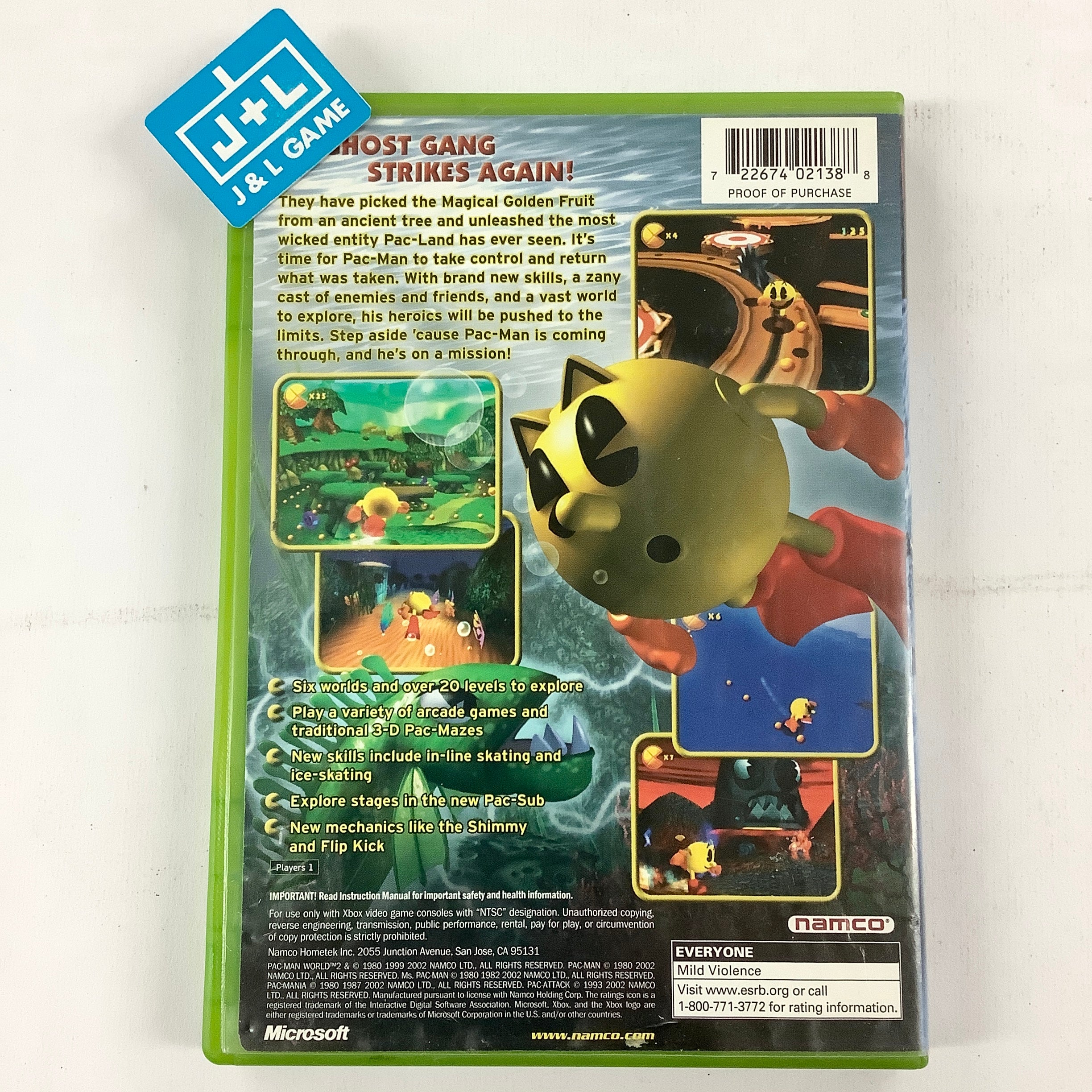 Pac-Man World 2 - (XB) Xbox [Pre-Owned] Video Games Namco   