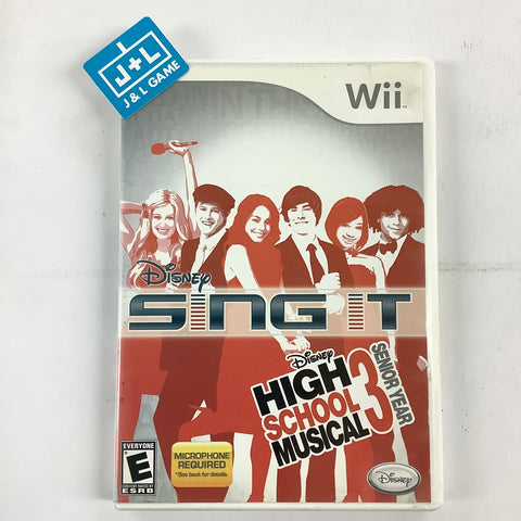 Disney Sing It! High School Musical 3: Senior Year - Nintendo Wii [Pre-Owned] Video Games Disney Interactive Studios   