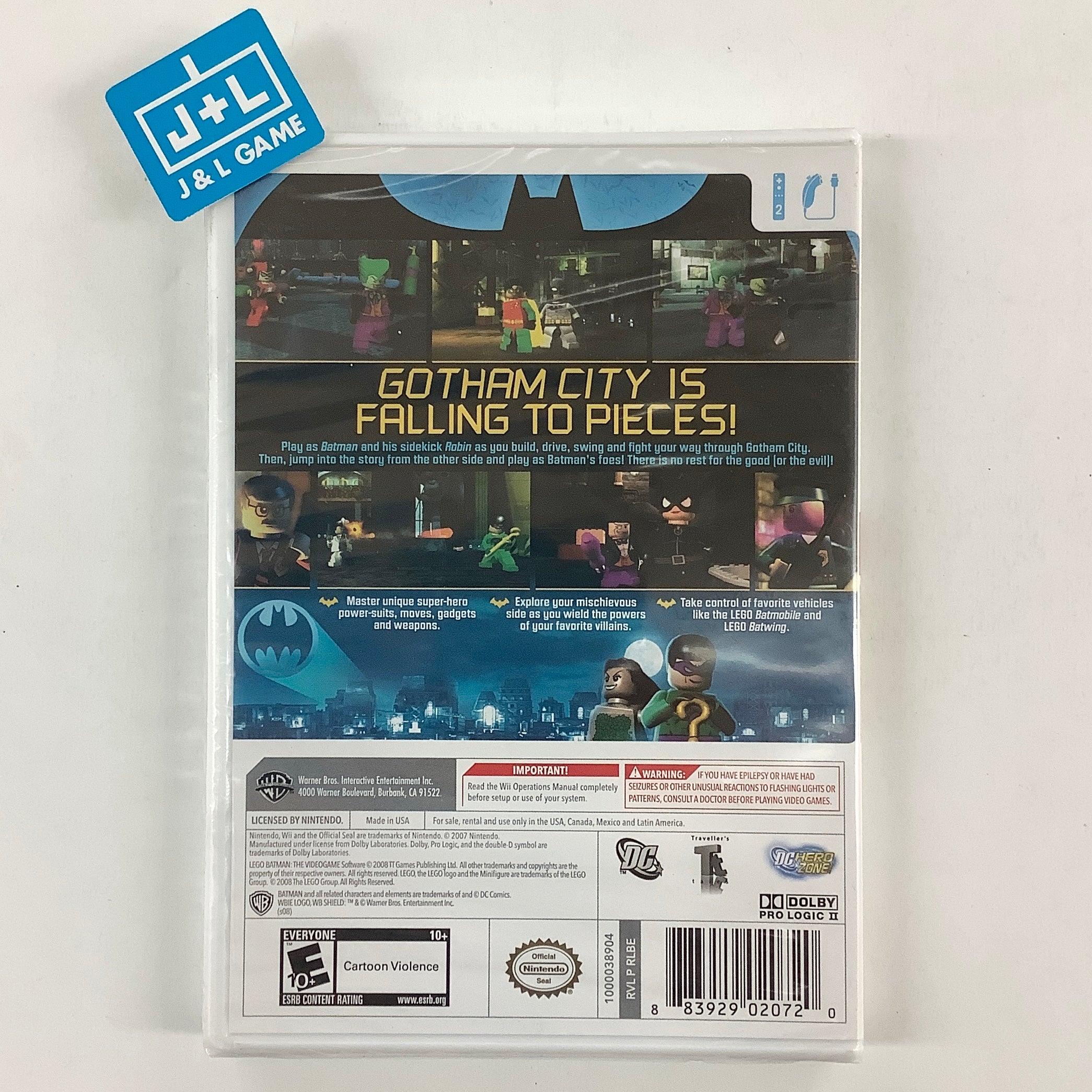 LEGO Batman: The Videogame - Nintendo Wii Video Games Warner Bros. Interactive Entertainment   