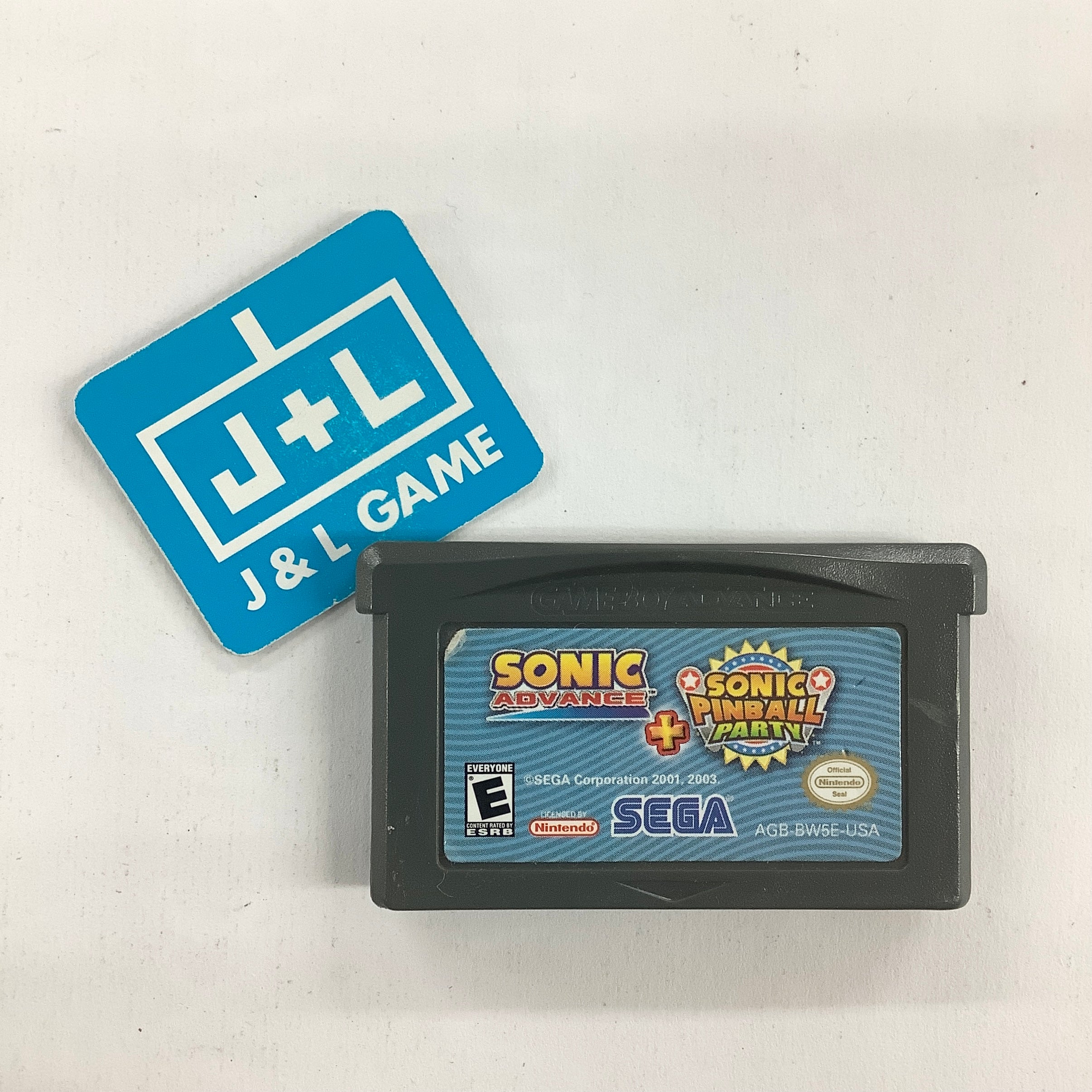 Sonic Advance + Sonic Pinball Party - (GBA) Game Boy Advance [Pre-Owned] Video Games Sega   
