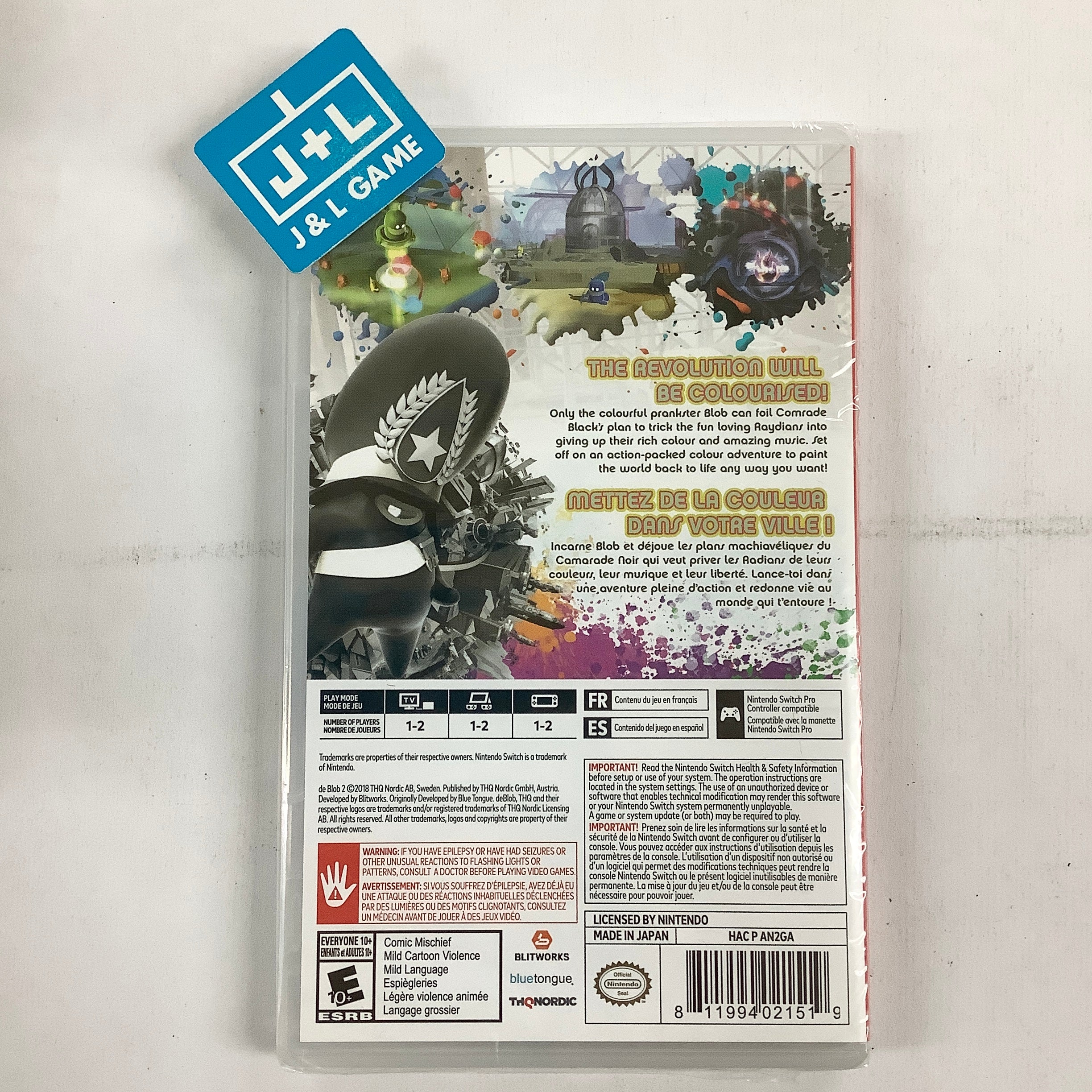 De Blob 2 - (NSW) Nintendo Switch Video Games THQ Nordic   