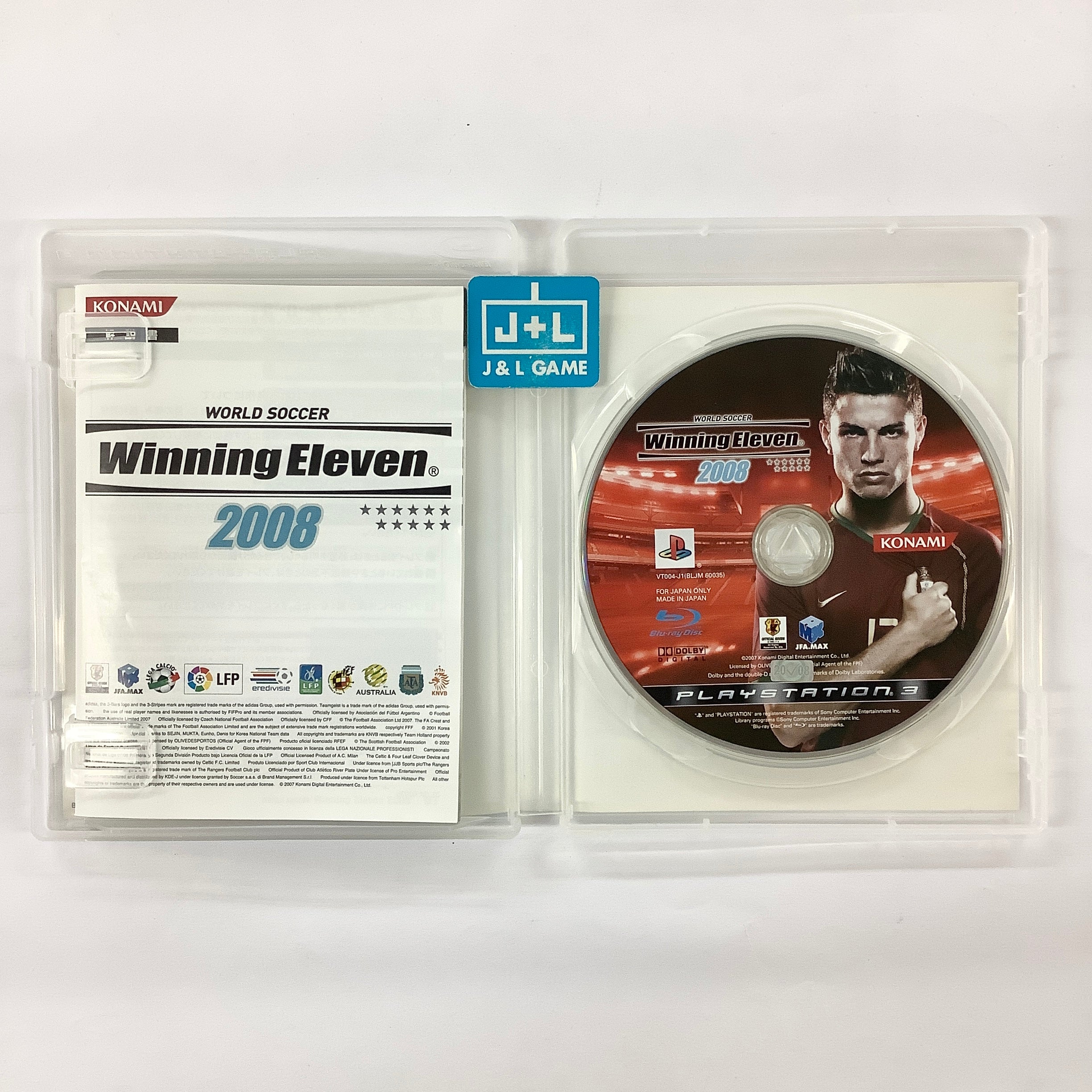 World Soccer Winning Eleven 2008 - (PS3) PlayStation 3 [Pre-Owned] (Japanese Import) Video Games Konami   