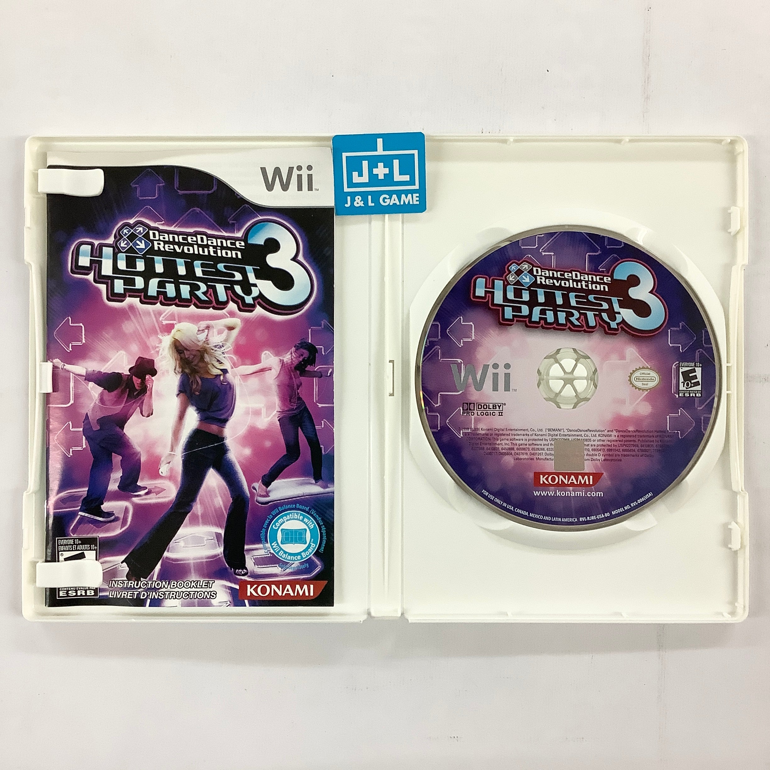 Dance Dance Revolution: Hottest Party 3 - Nintendo Wii [Pre-Owned] Video Games Konami   