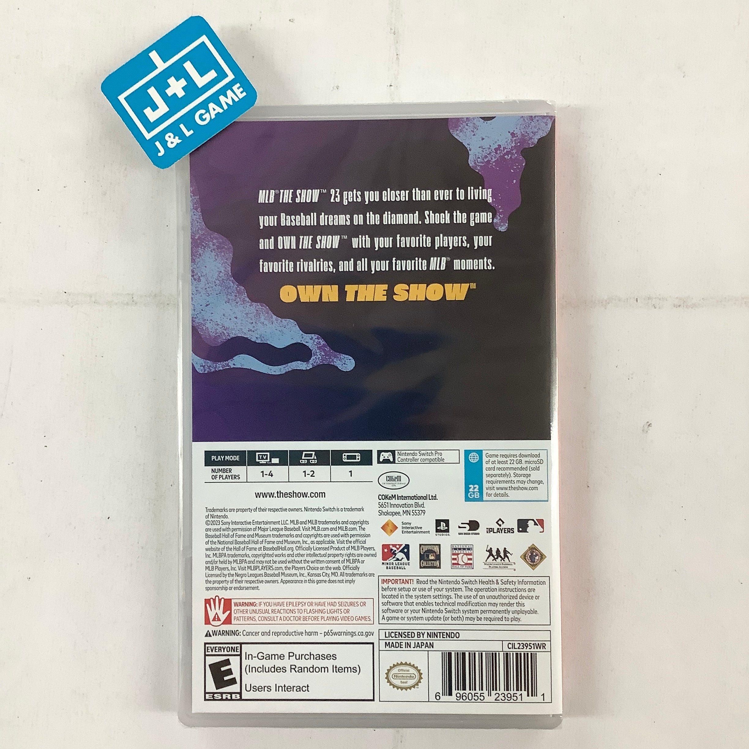 MLB The Show 23 - (NSW) Nintendo Switch Video Games MLB AM   