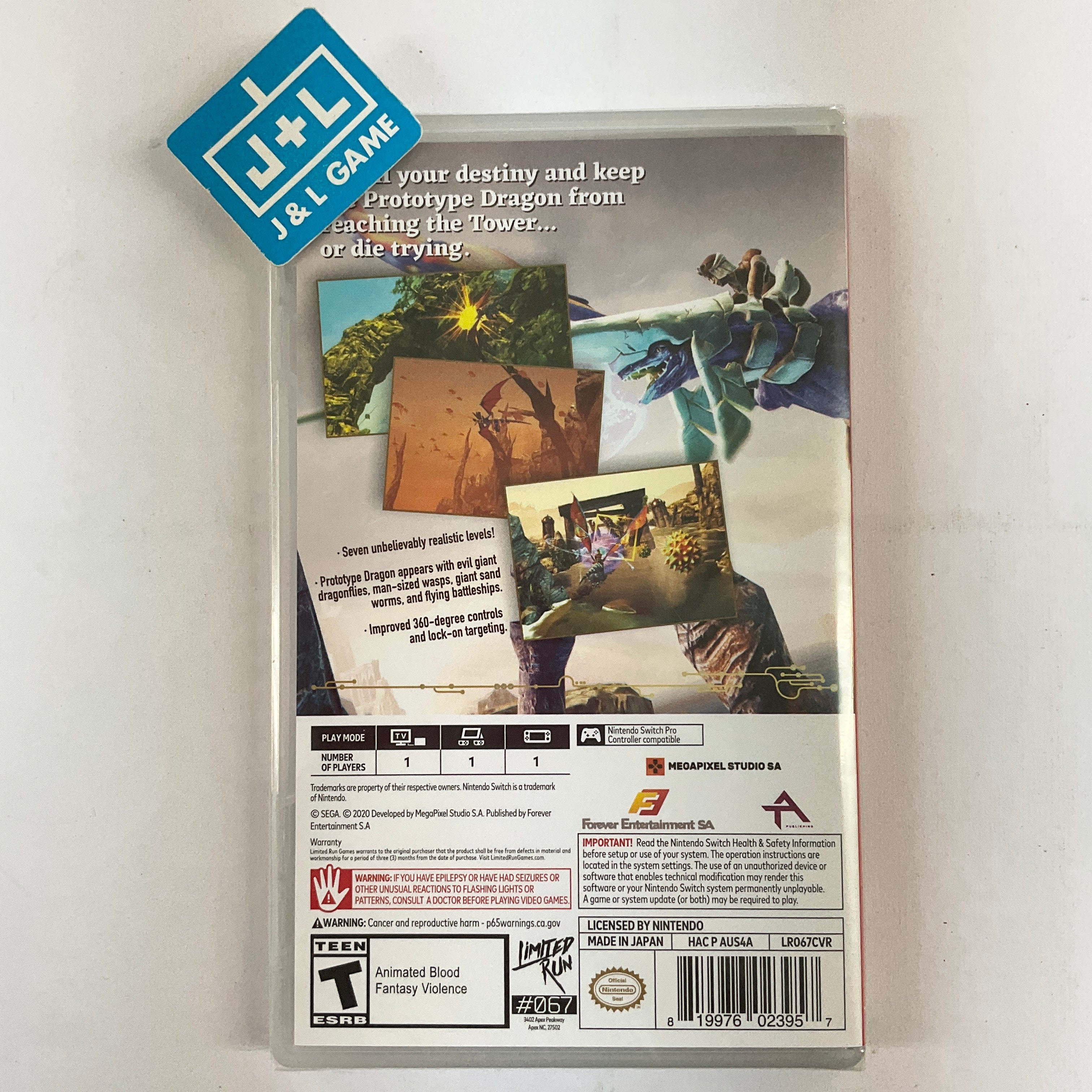 Panzer Dragoon (Limited Run #067) - (NSW) Nintendo Switch Video Games Limited Run Games   