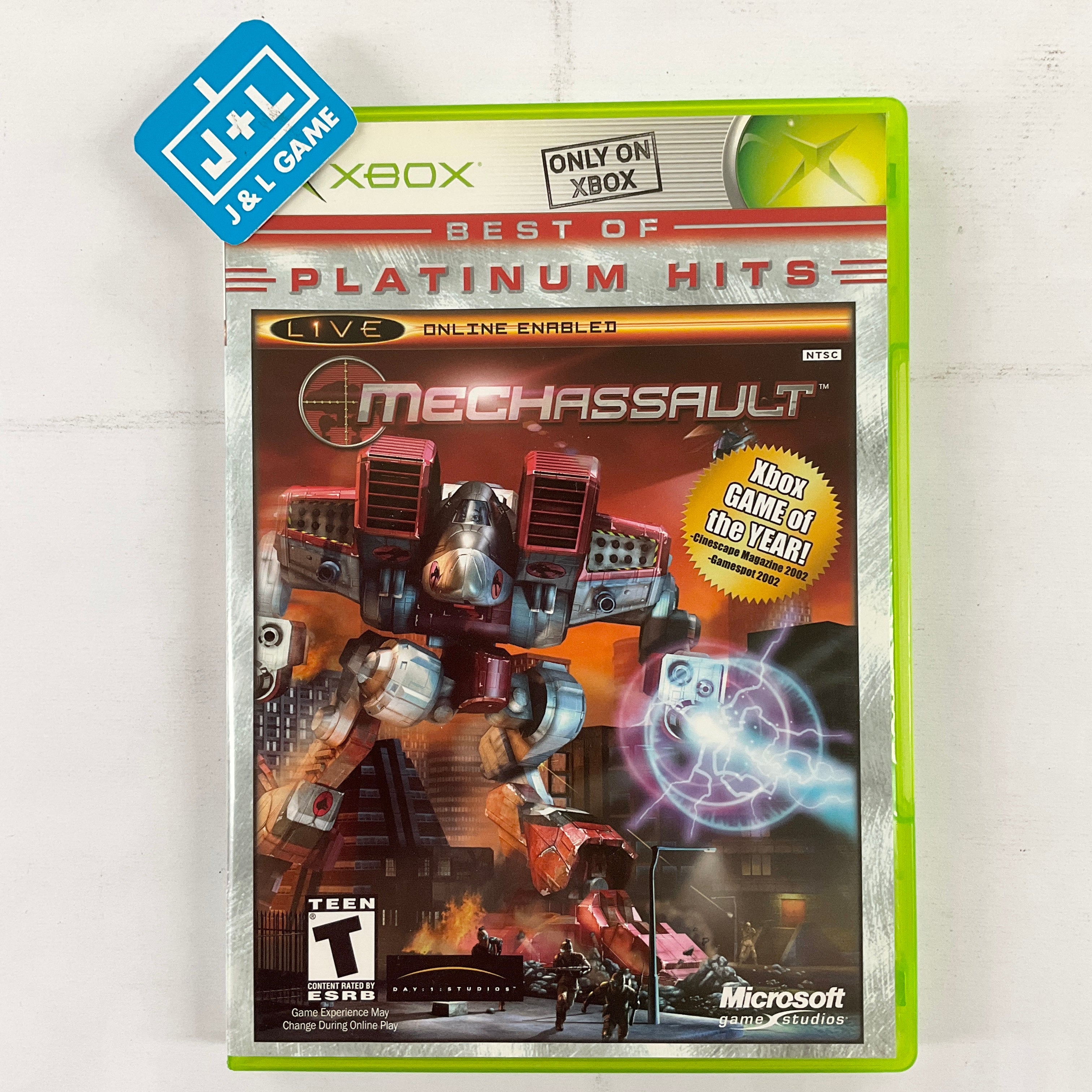 MechAssault (Platinum Hits) - (XB) Xbox [Pre-Owned] Video Games Microsoft Game Studios   