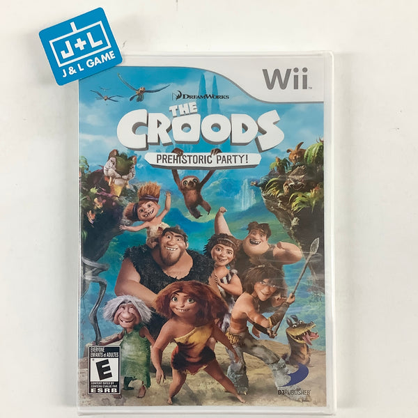 Wii★THE CROODS PREHISTORIC PARTY! 海外版 The Croods Prehistoric Party Nintendo Wii U Complete | eBay