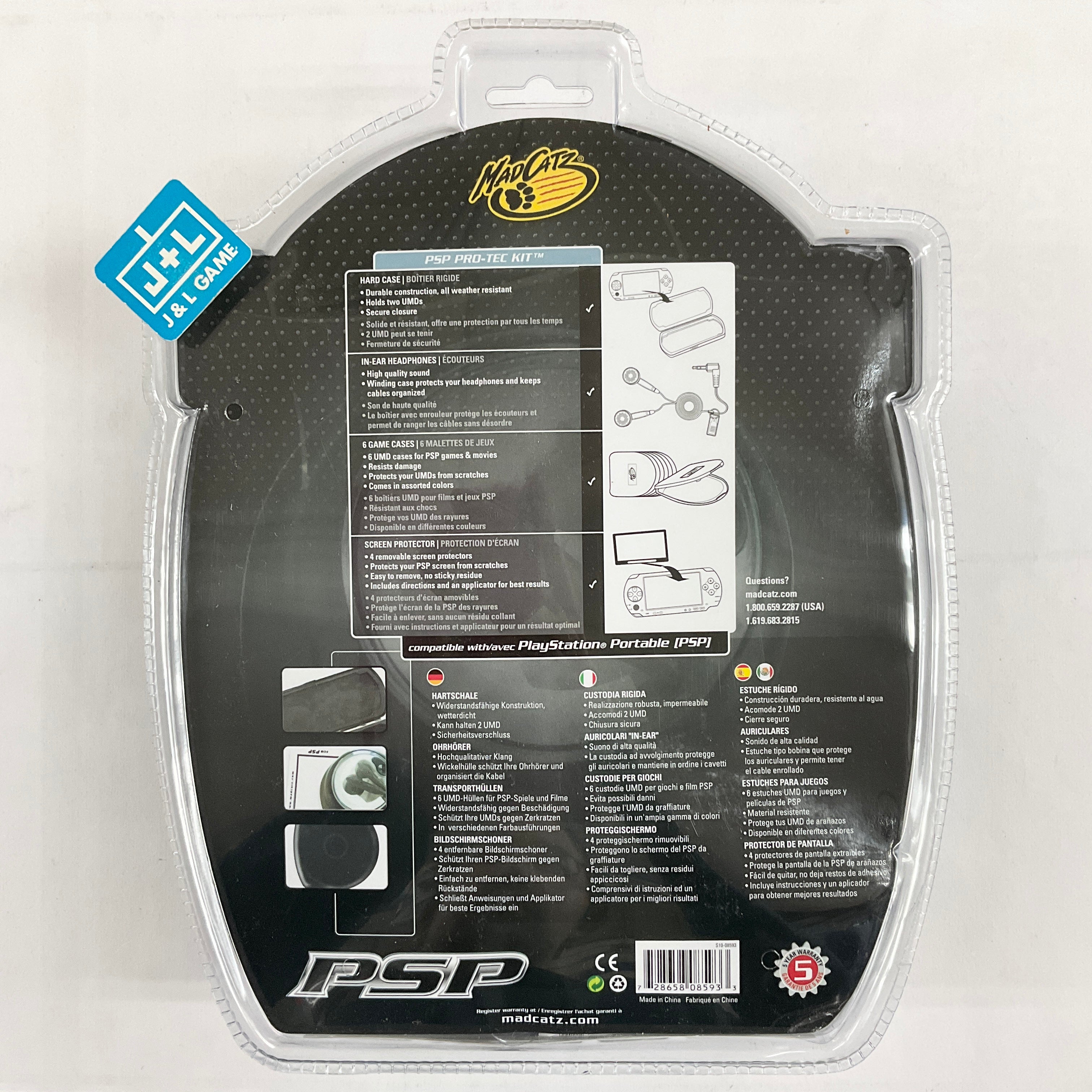 Mad Catz Sony PSP Pro-tec Kit - Sony PSP Video Games MADCATZ   