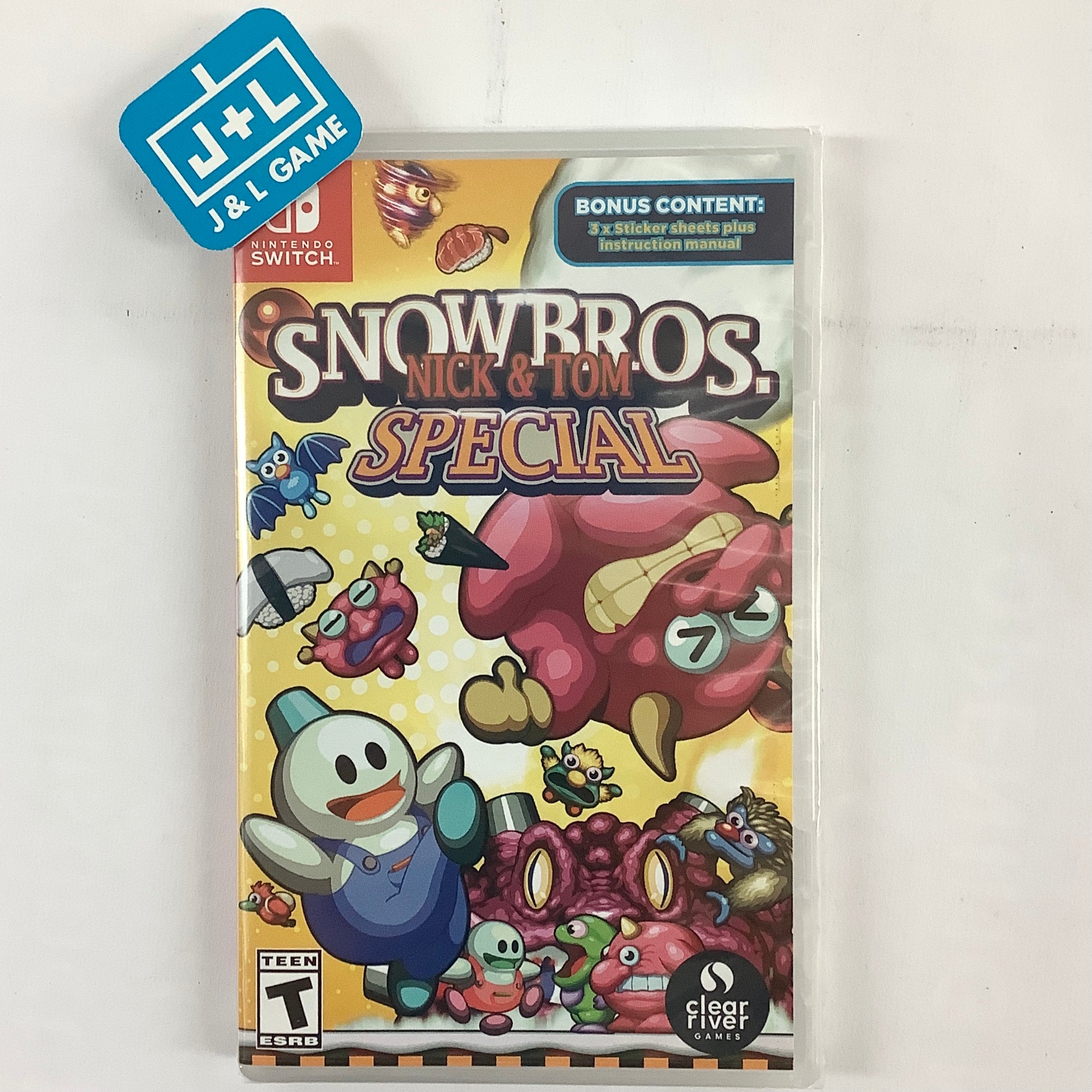 Snow Bros Nick & Tom Special - (NSW) Nintendo Switch Video Games Clear River Games   