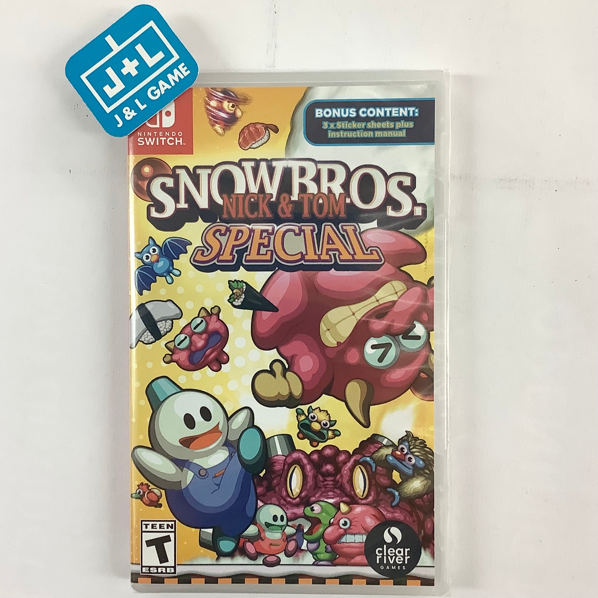 Snow Bros Nick & Tom Special - (NSW) Nintendo Switch Video Games Clear River Games   