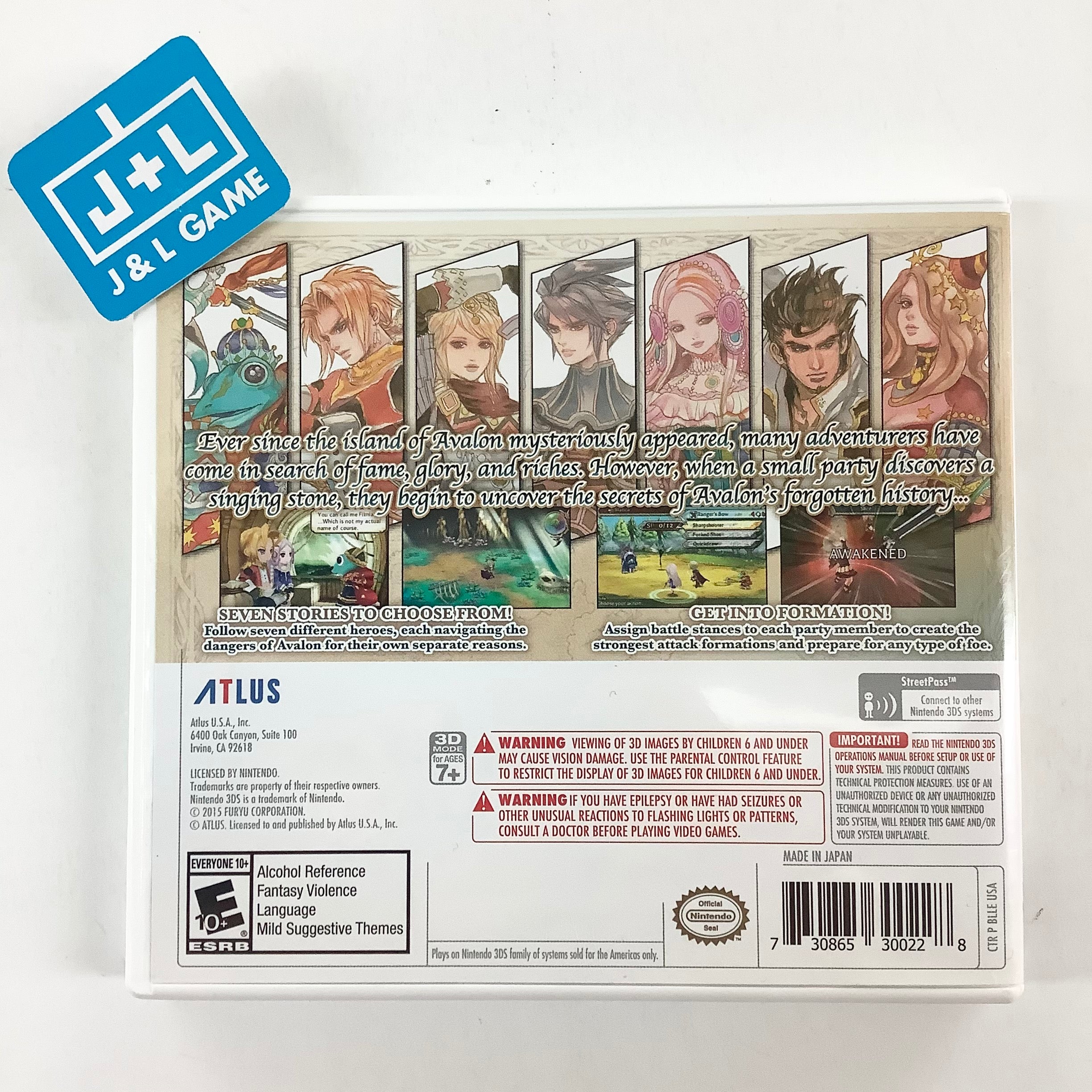The Legend of Legacy - Nintendo 3DS [Pre-Owned] Video Games Atlus   