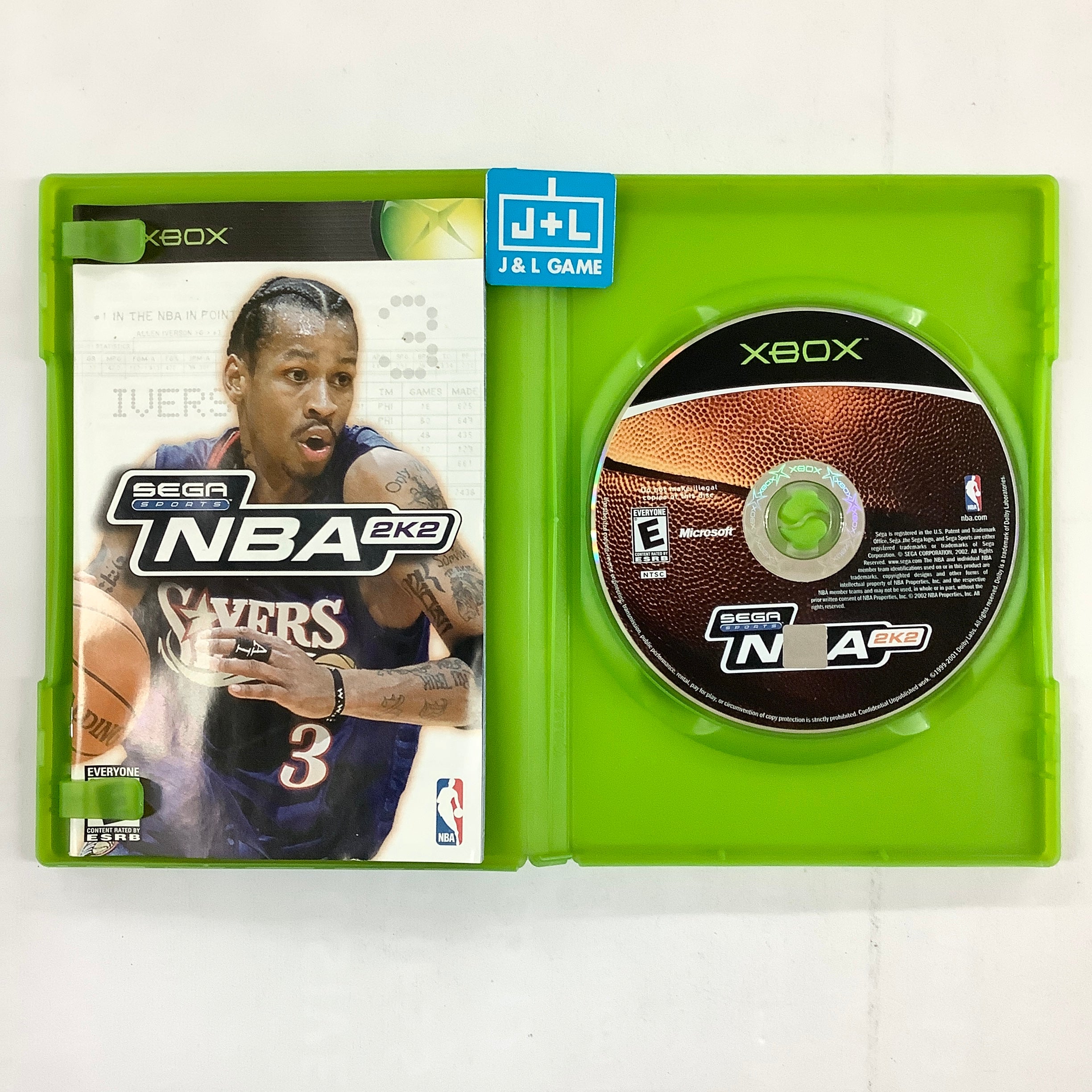 NBA 2K2 - (XB) Xbox [Pre-Owned] Video Games Sega   
